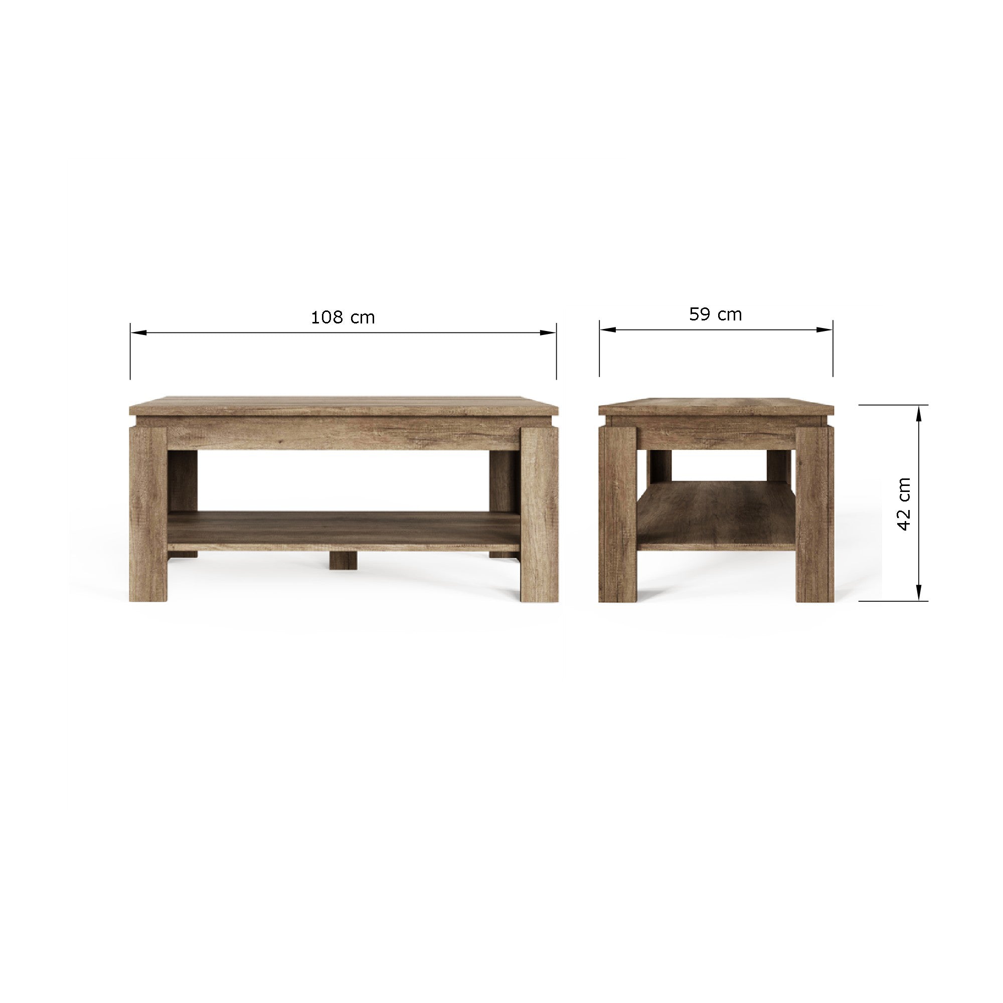 Canyon Oak Coffee Table
