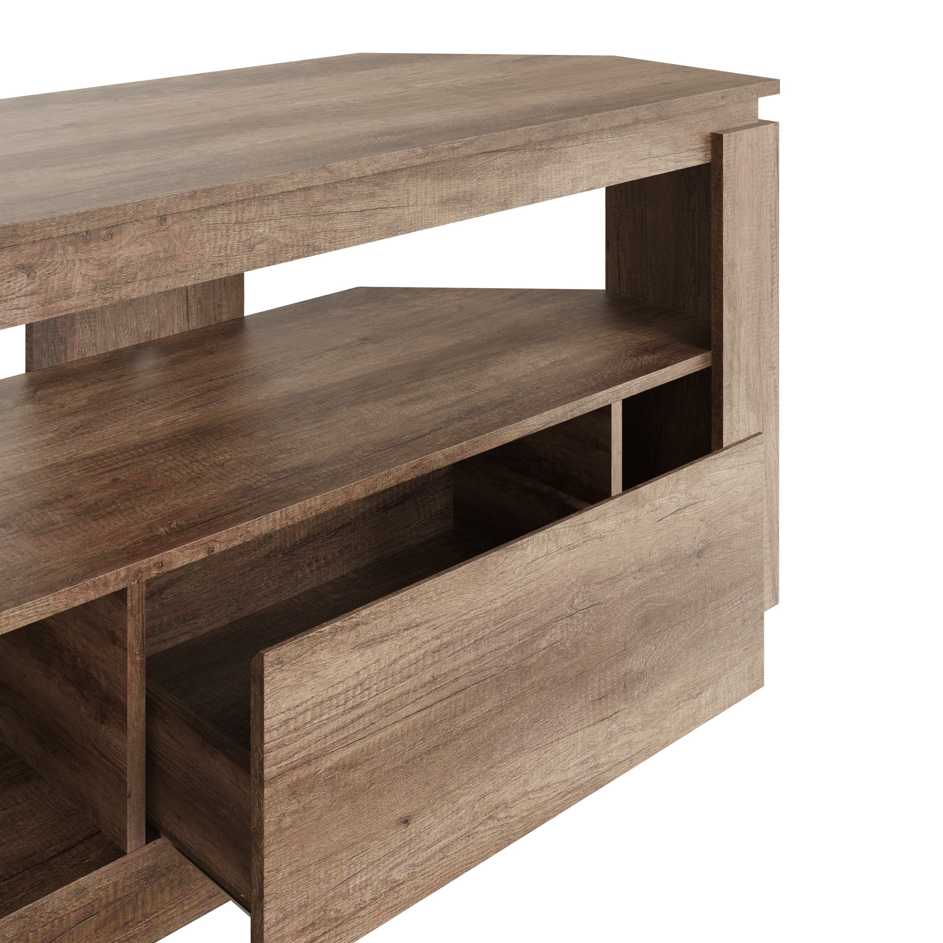 Canyon Oak Corner Tv Unit