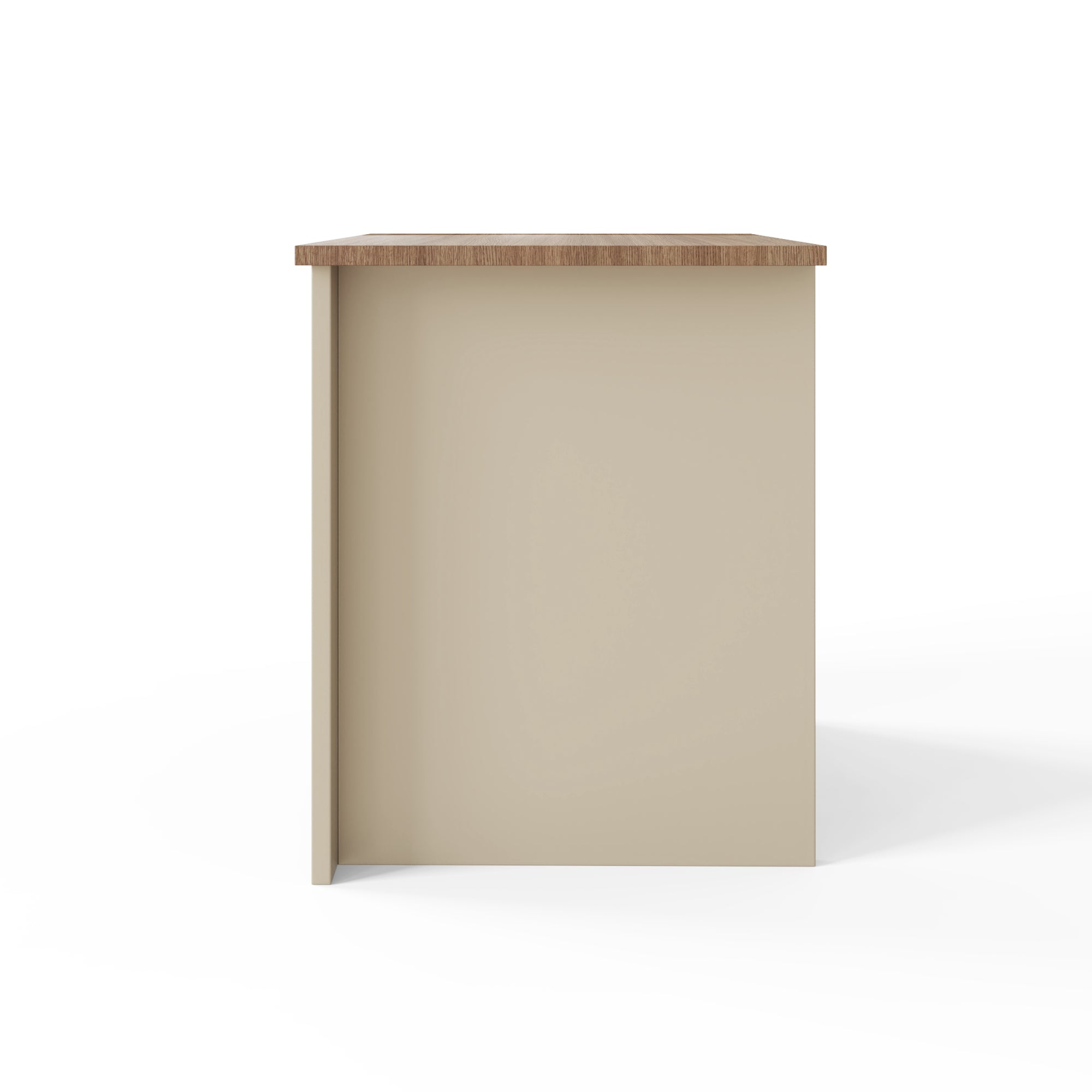 Lancaster 2 Drawer Bedside Cream