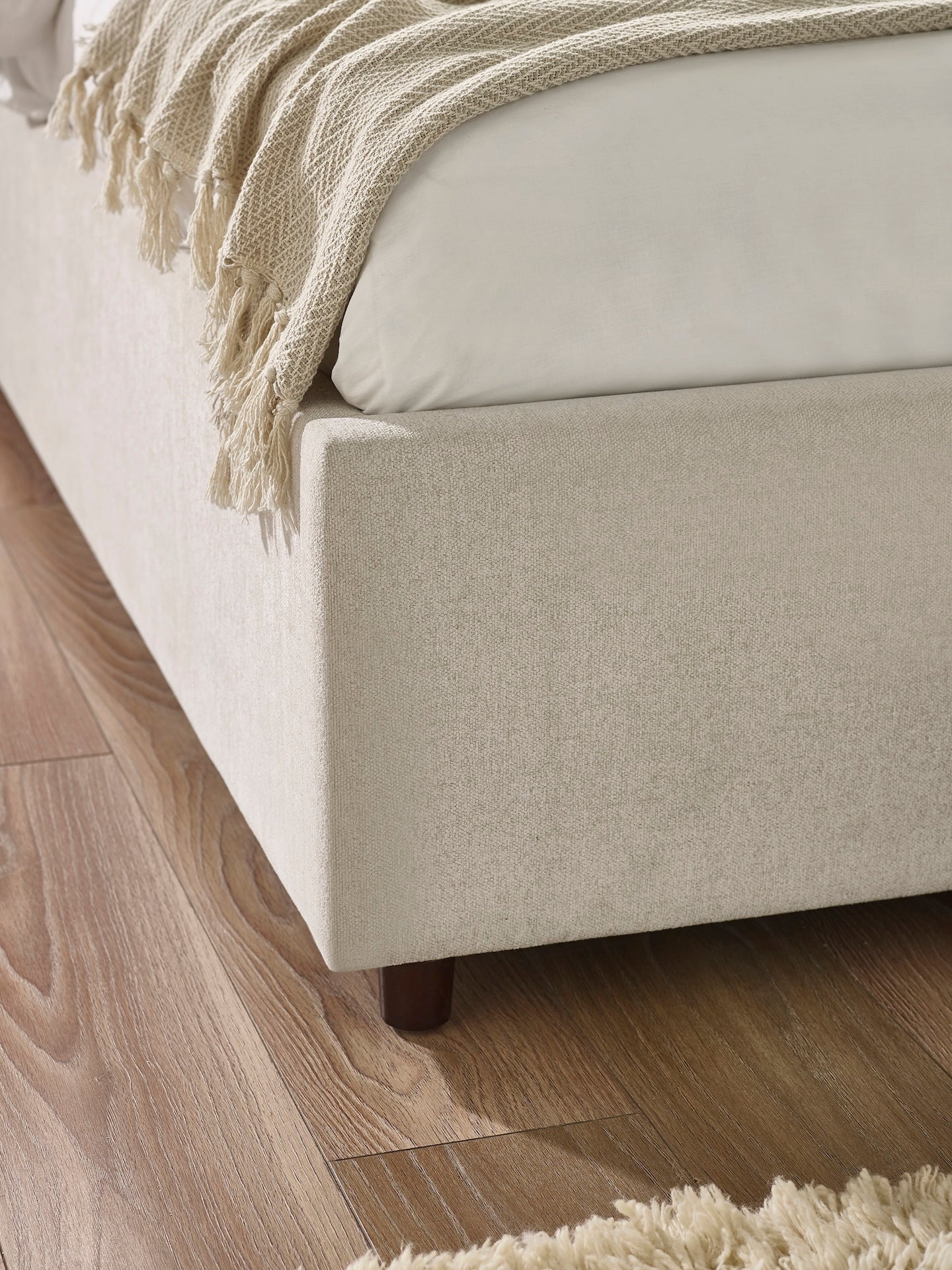 Maddock Ottoman Storage Bed - Beige