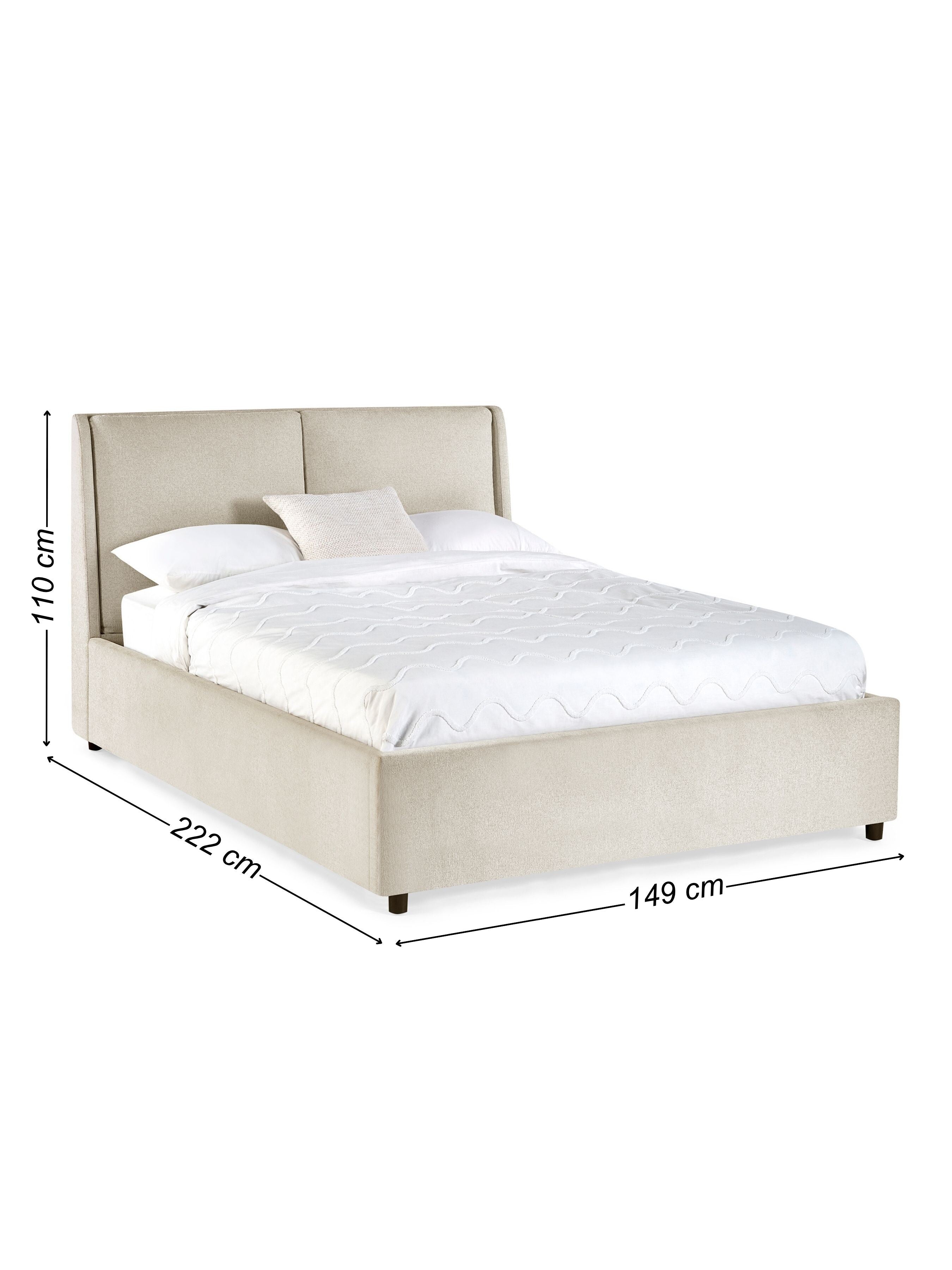 Maddock Ottoman Storage Bed - Beige