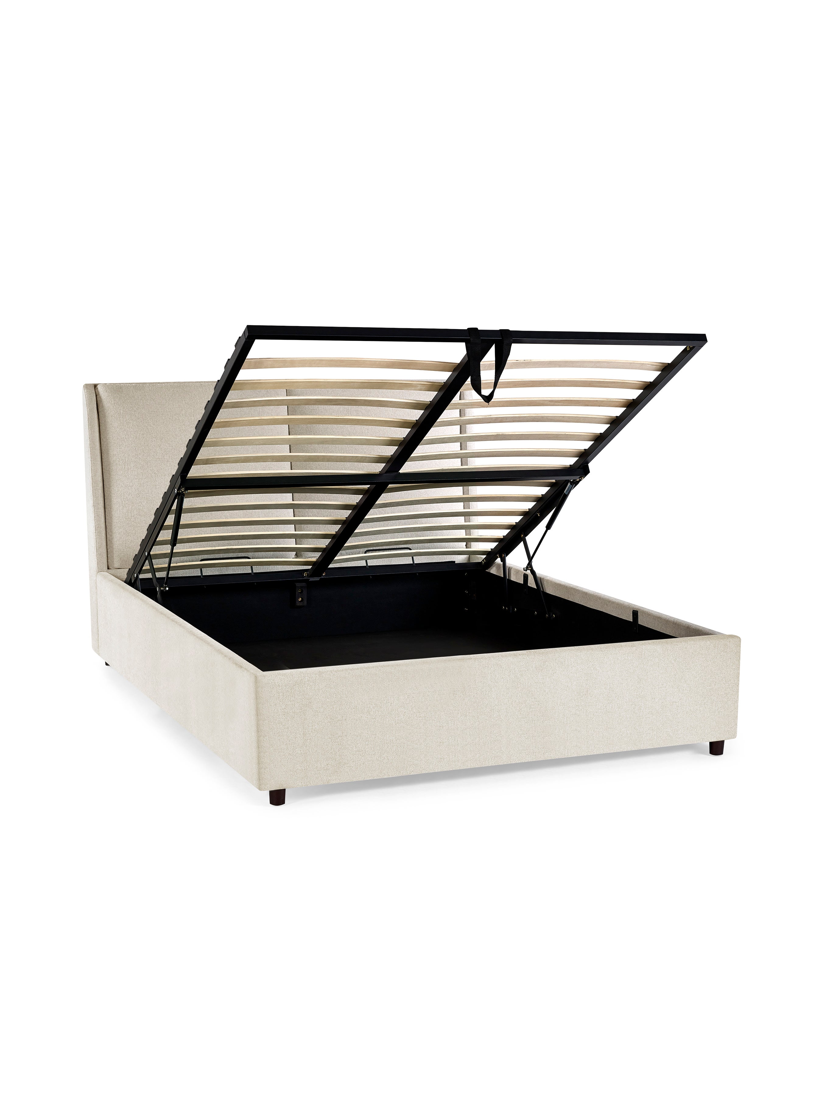 Maddock Ottoman Storage Bed - Beige