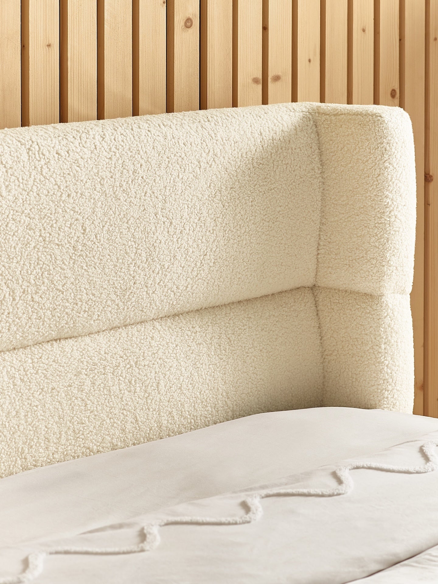 Oberon Boucle Bed Frame