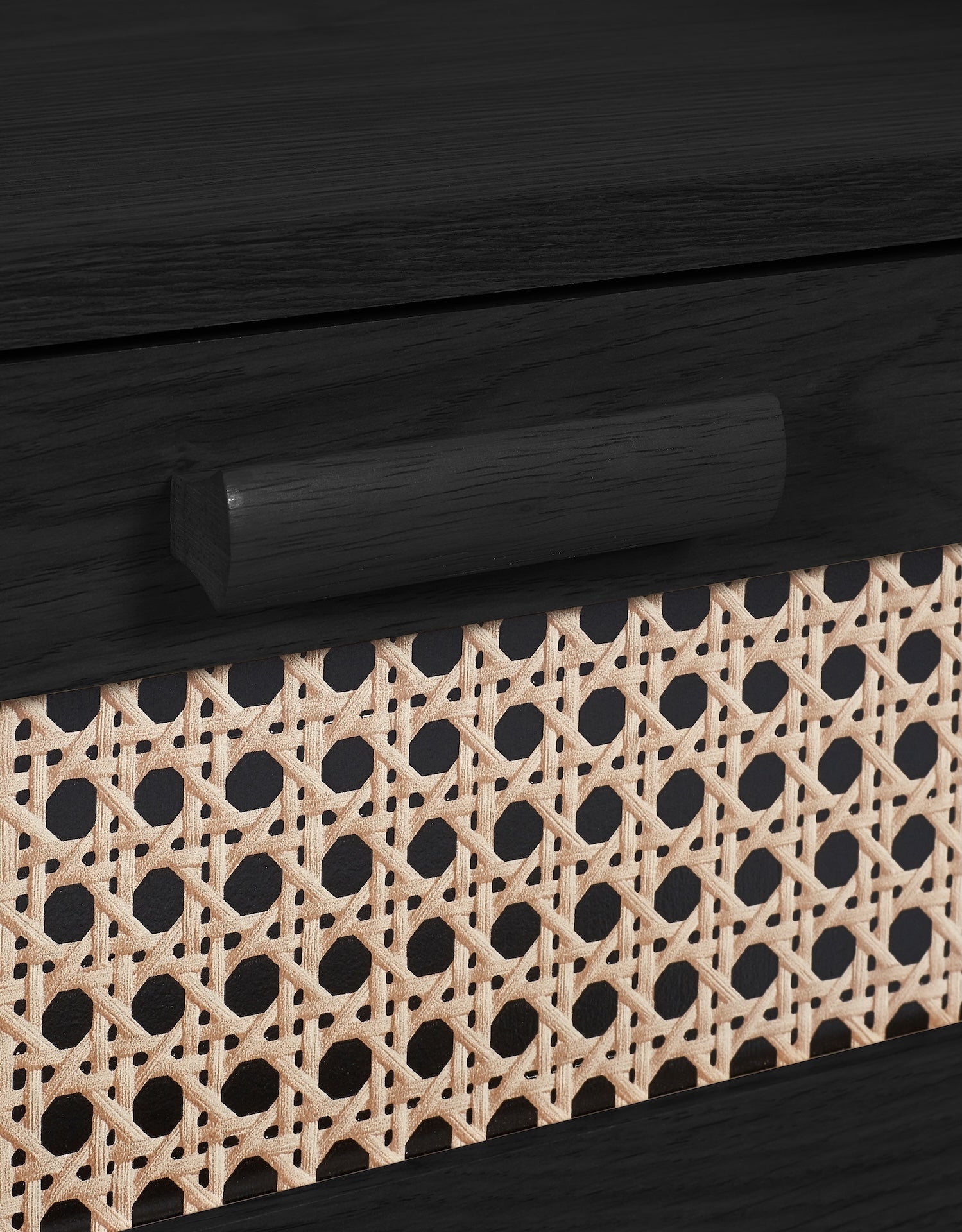 Sydney 2 Drawer Bedside - Black Ash