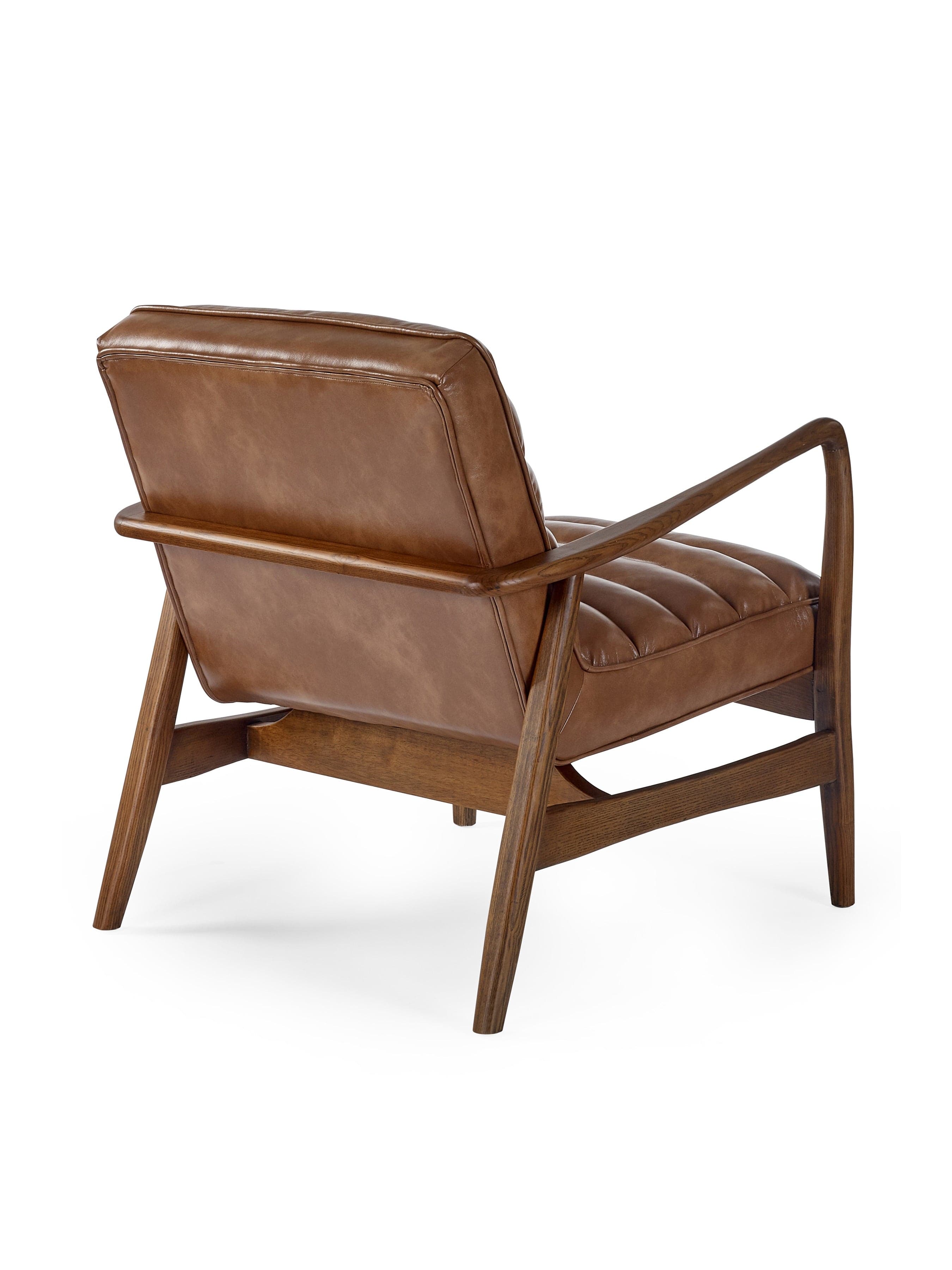 Julian Bowen Armchair Marshall Accent Chair - Brown Bed Kings