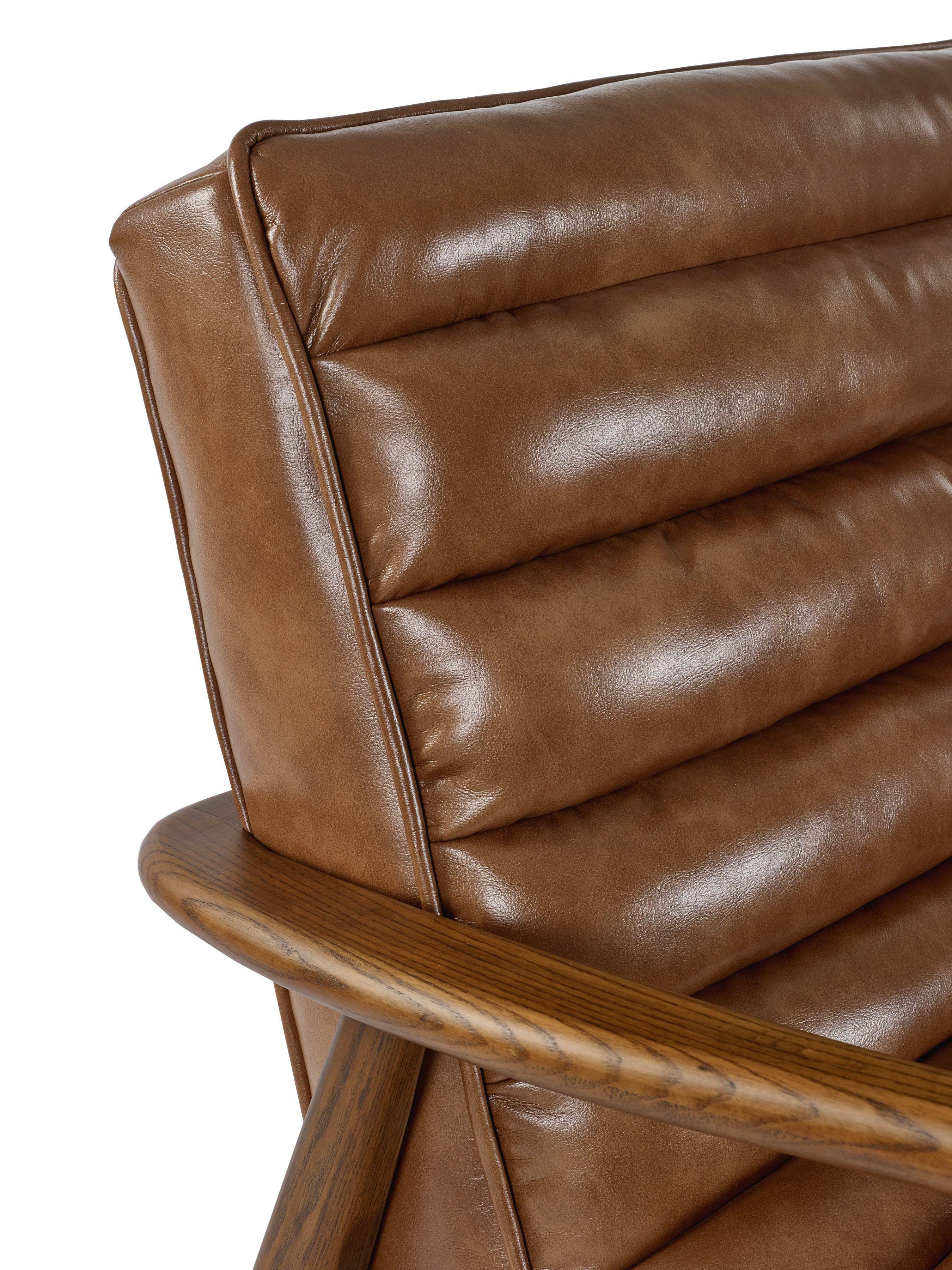 Julian Bowen Armchair Marshall Accent Chair - Brown Bed Kings