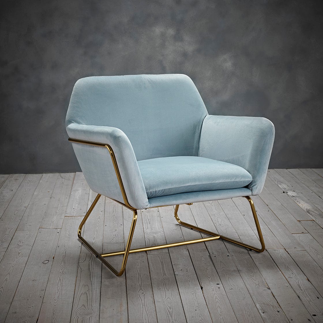 LPD Armchair Charles Armchair Sky Blue Bed Kings