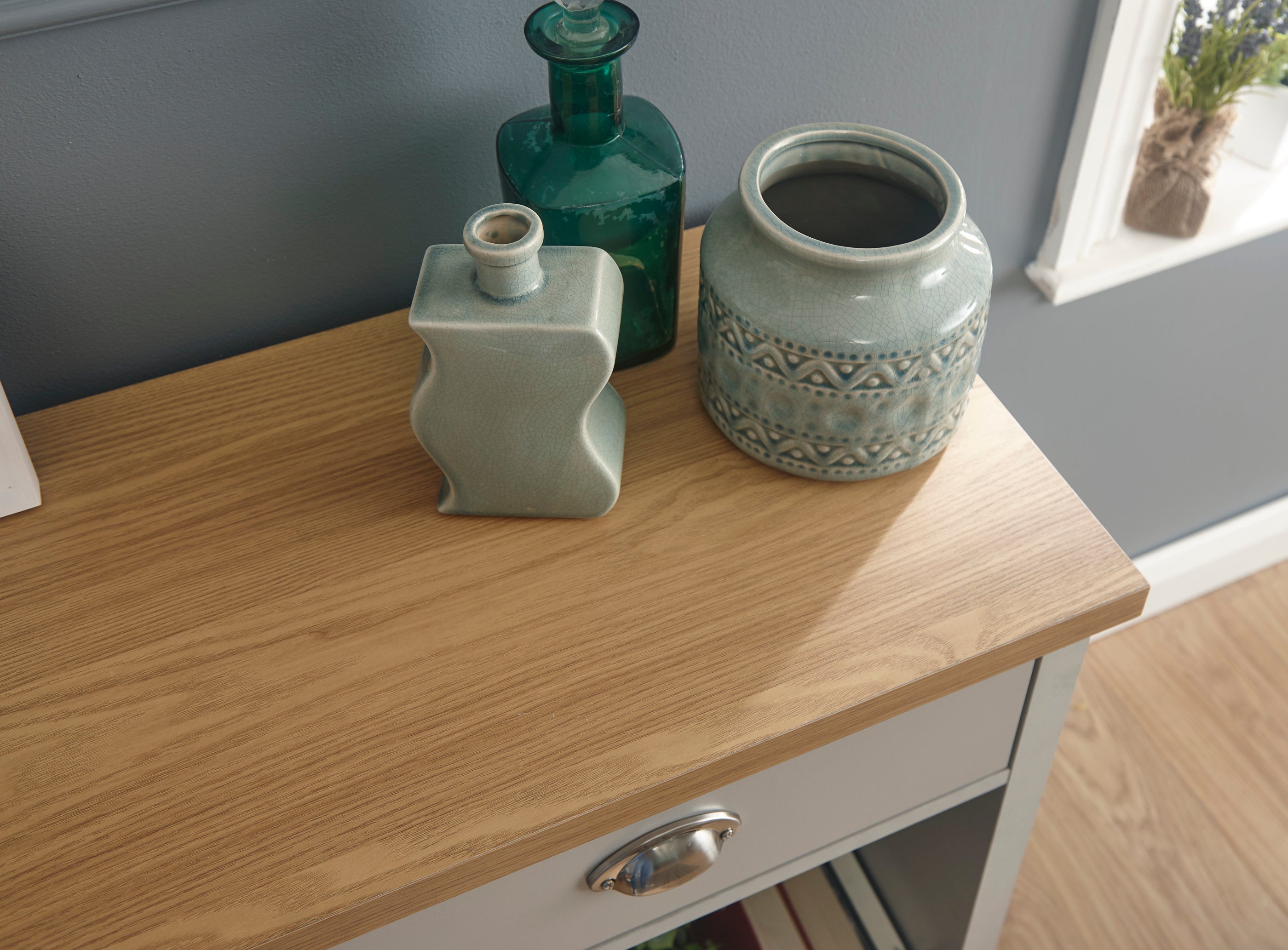 Lancaster Console Hall Table Grey