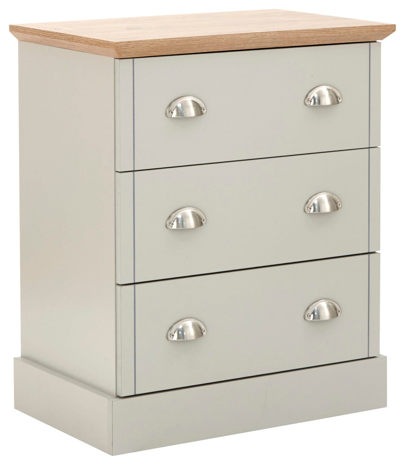 GFW Bedroom Set Kendal 4 Piece Bedroom Set - Grey Bed Kings