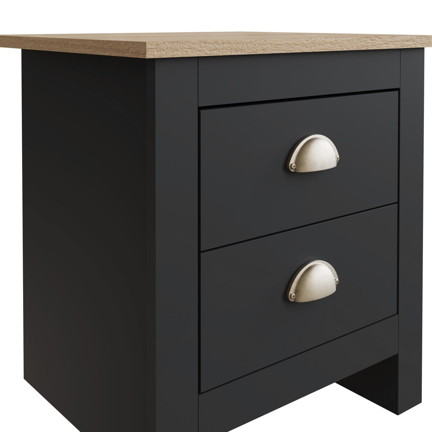 GFW Bedroom Set Lancaster 3 Piece Bedroom Set Black Bed Kings