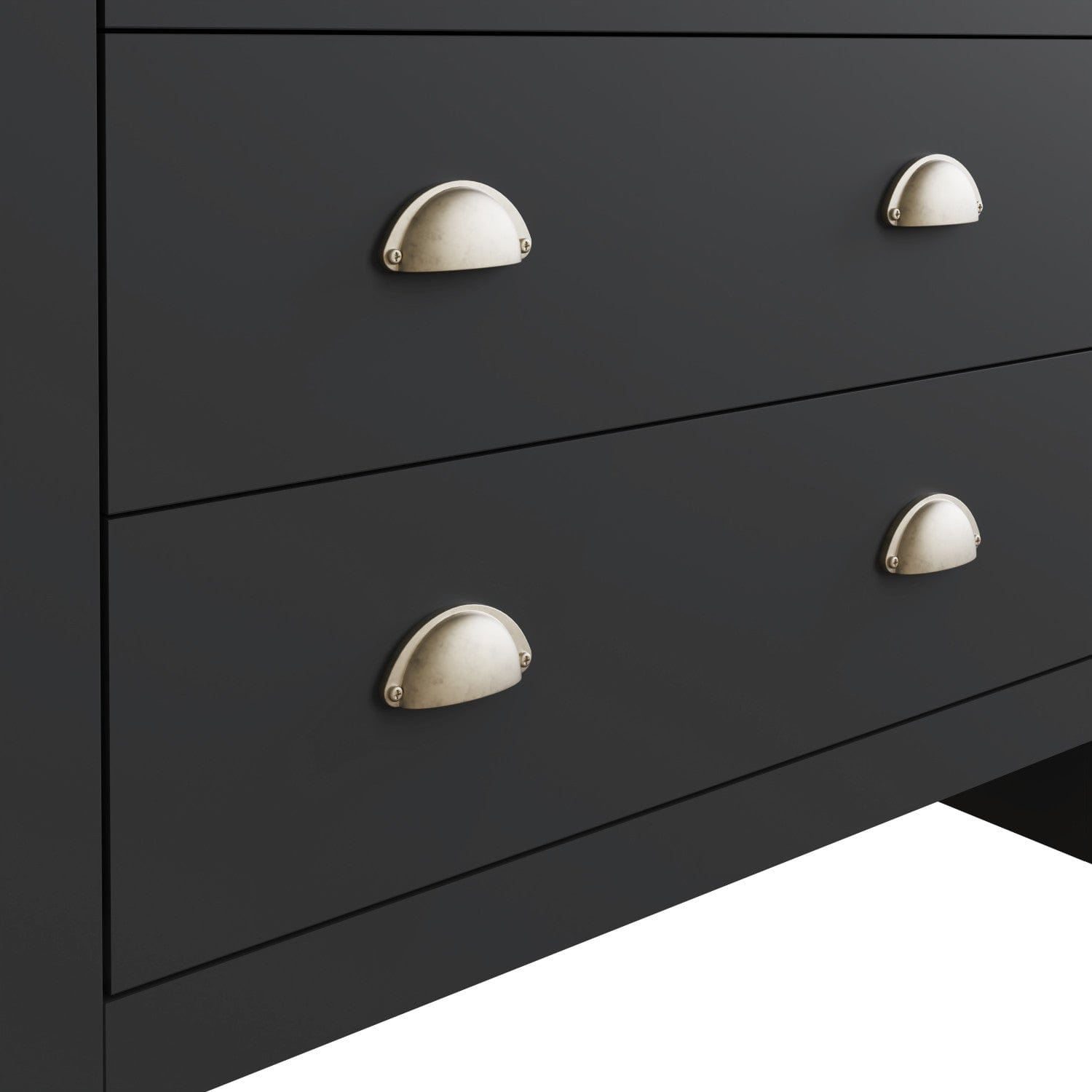 GFW Bedroom Set Lancaster 3 Piece Bedroom Set Black Bed Kings