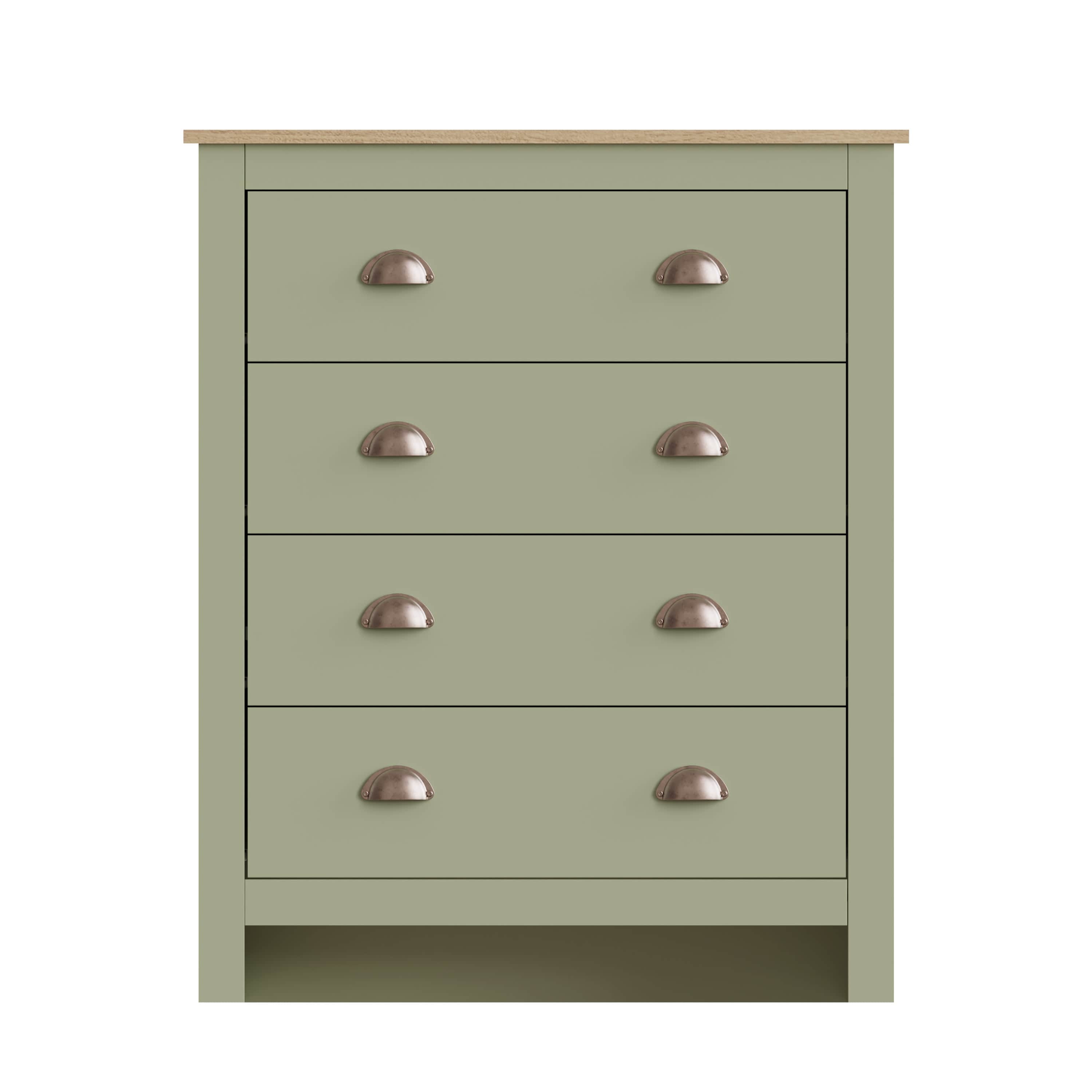 GFW Bedroom Set Lancaster 4 Piece Bedroom Set Sage Green Bed Kings