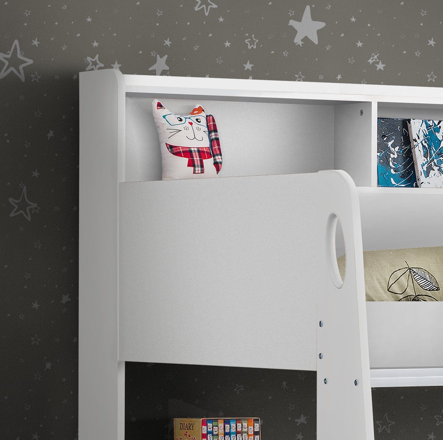 Julian Bowen Bunk Bed Orion Bunk Bed - White Bed Kings