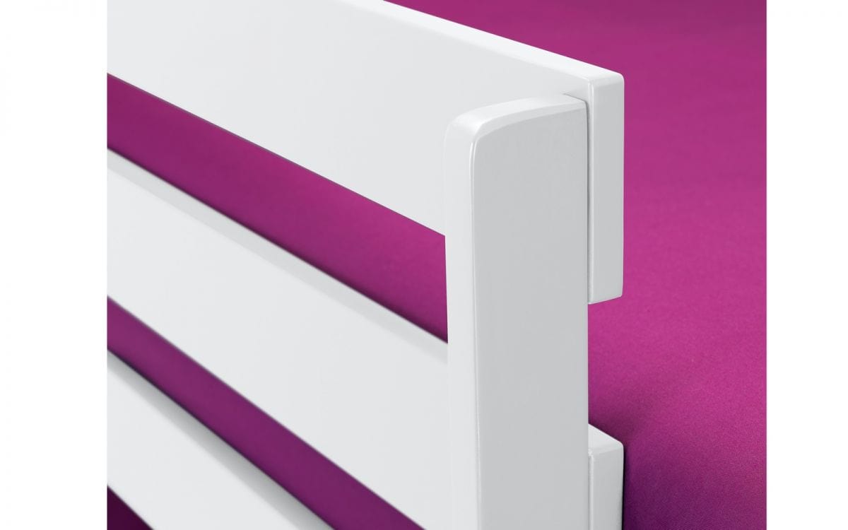 Julian Bowen Bunk Bed Single 90cm 3ft Bella Bunk Bed - White Bed Kings
