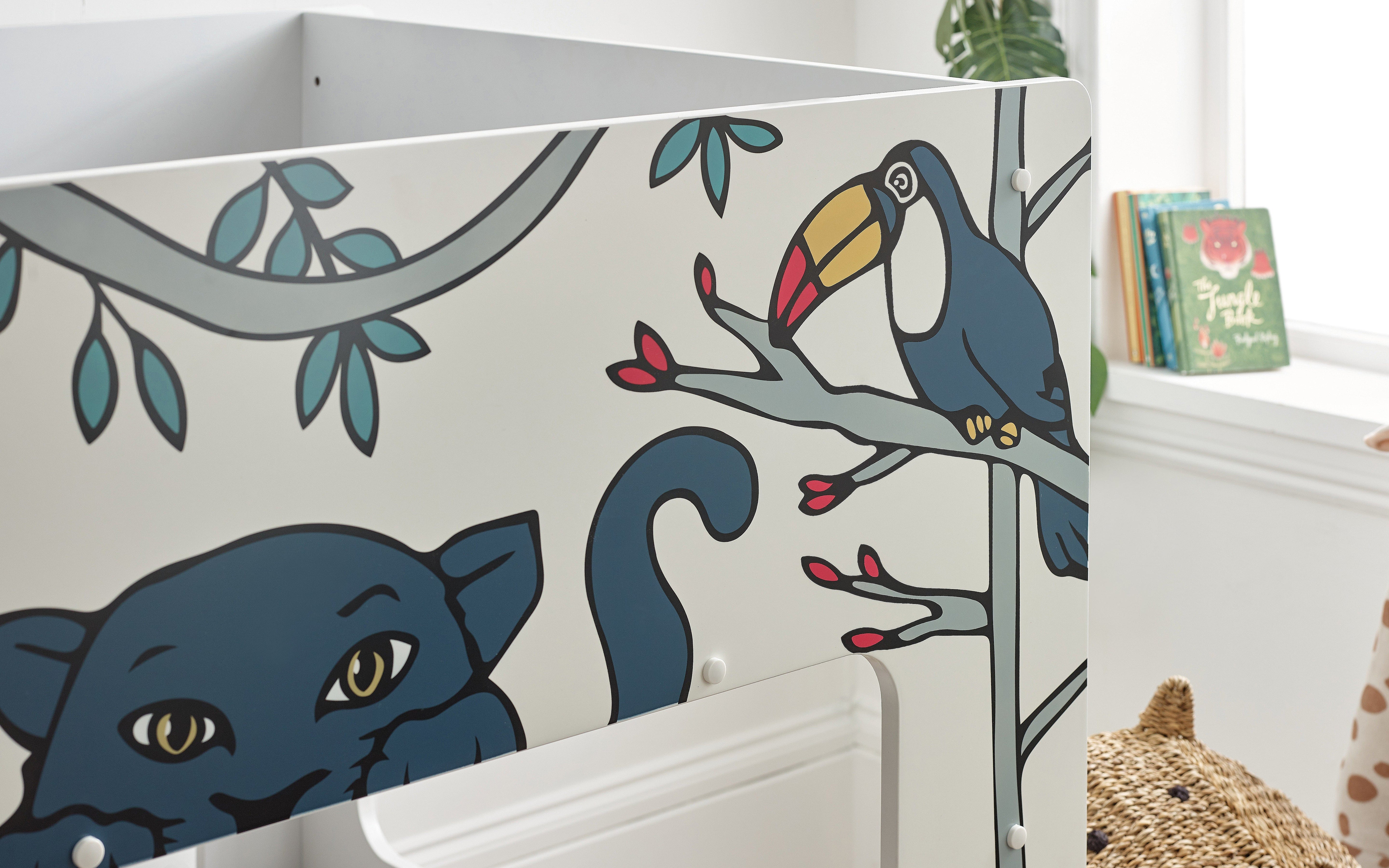 Julian Bowen Bunk Bed Single 90cm 3ft Safari Bunk Bed Bed Kings