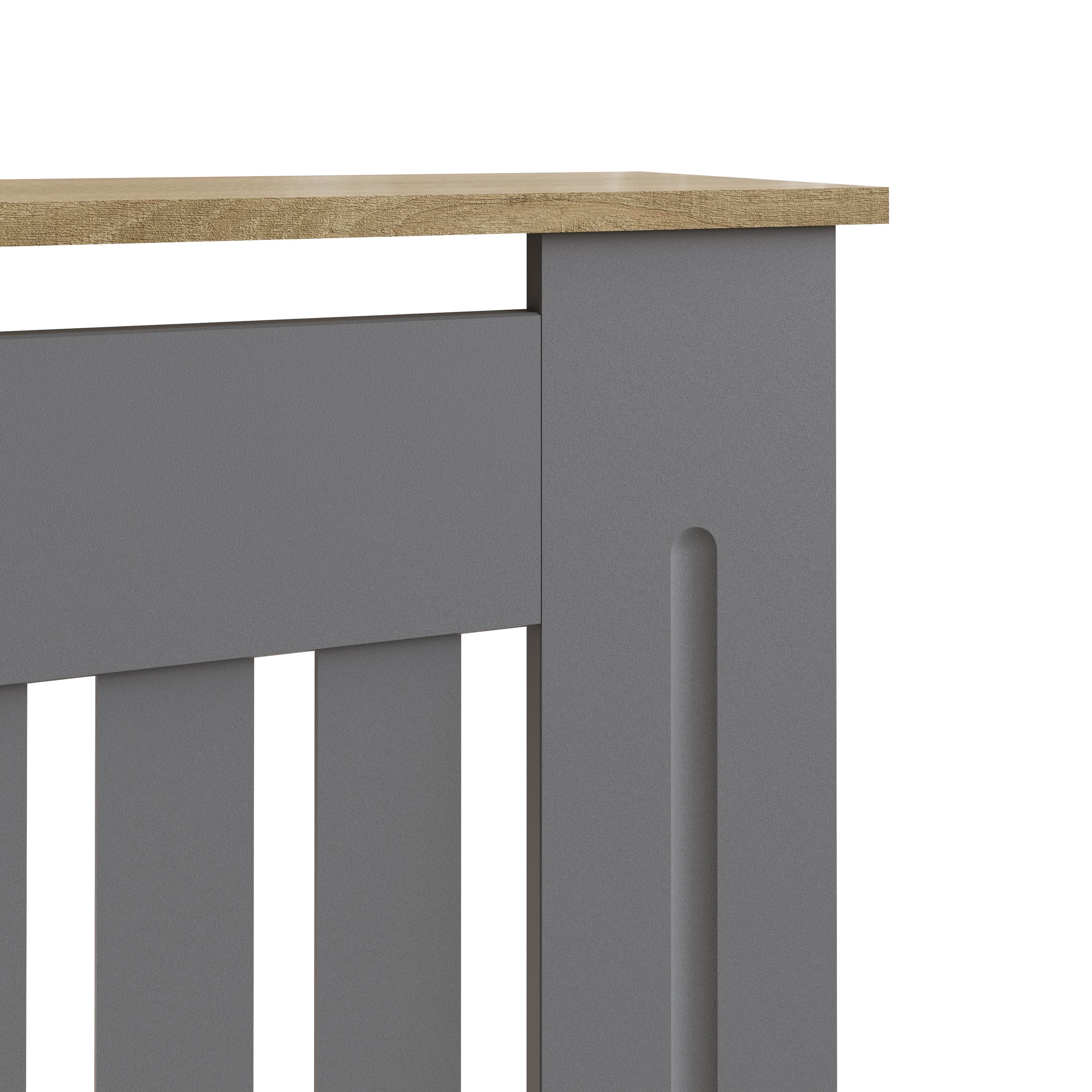 Longslow Radiator Cover Small Grey
