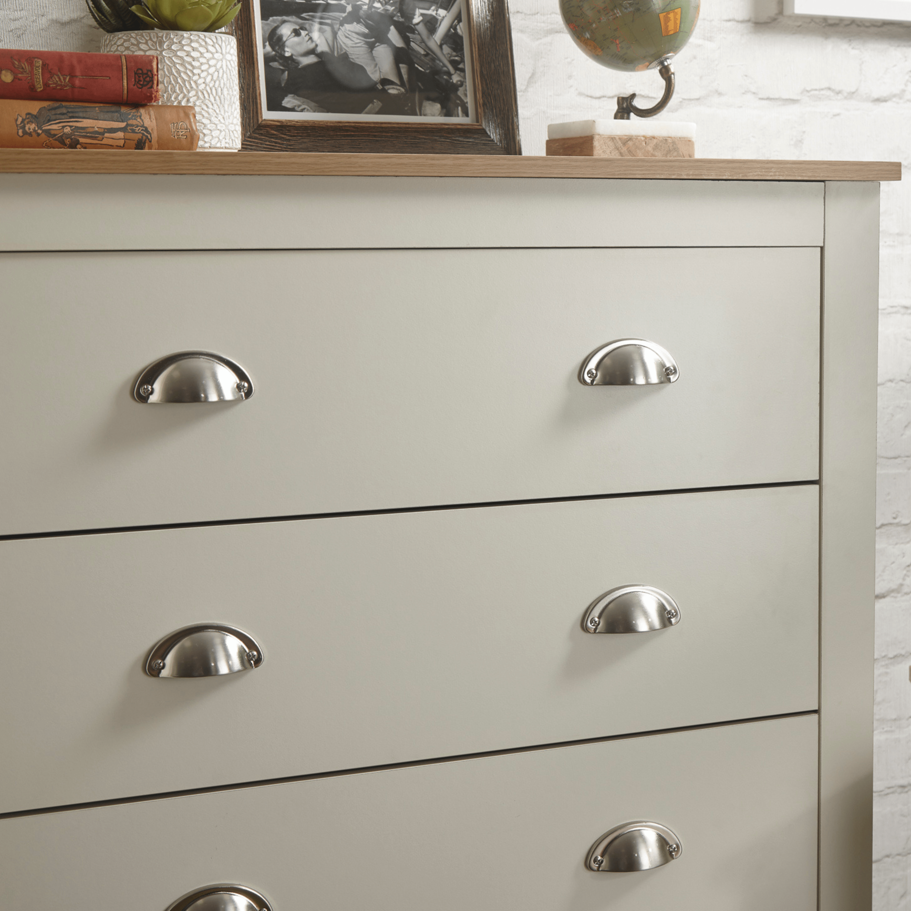 GFW Chest Of Drawers Lancaster 4 Drawer Chest Cream Bed Kings