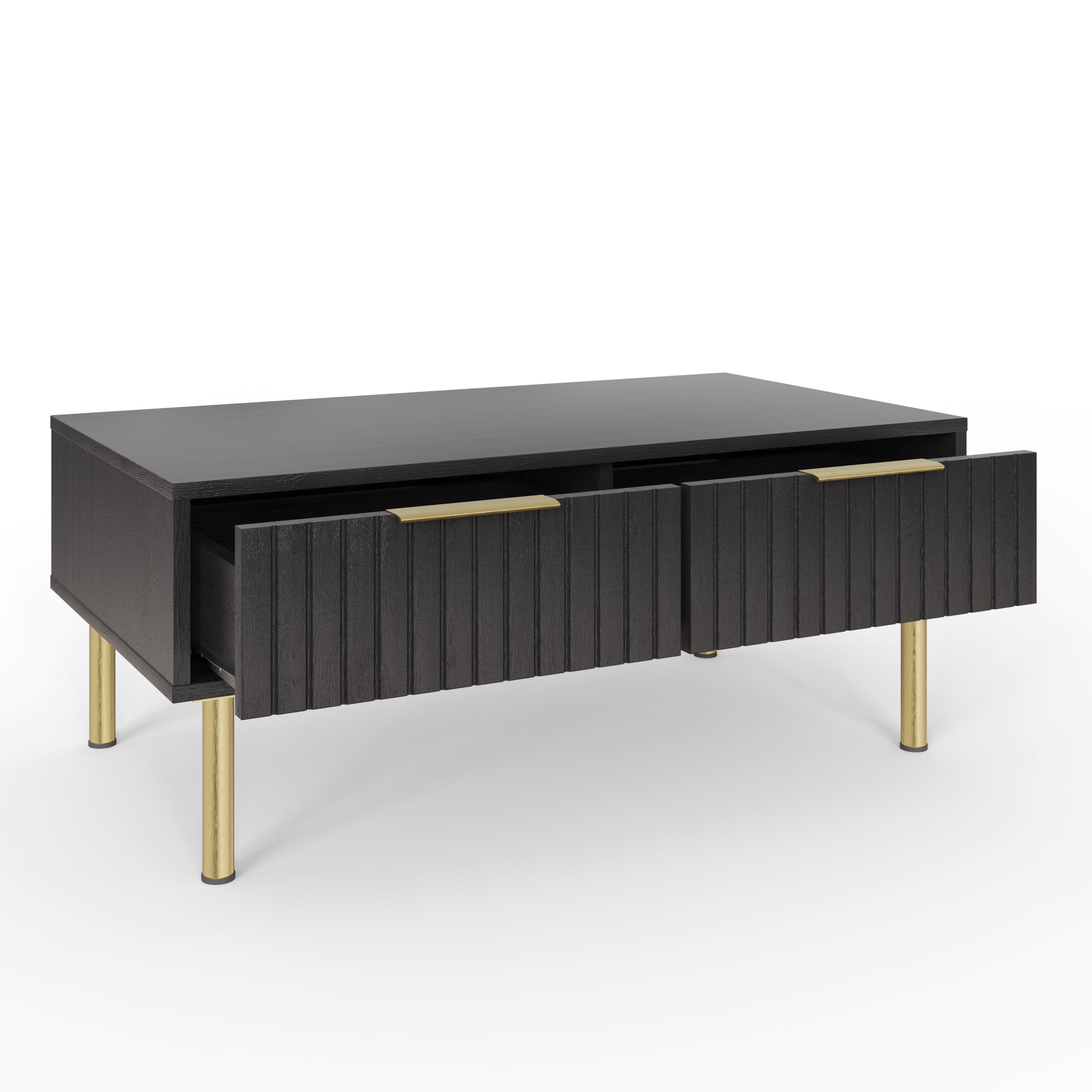 GFW Coffee Table Nervata Coffee Table Black Bed Kings
