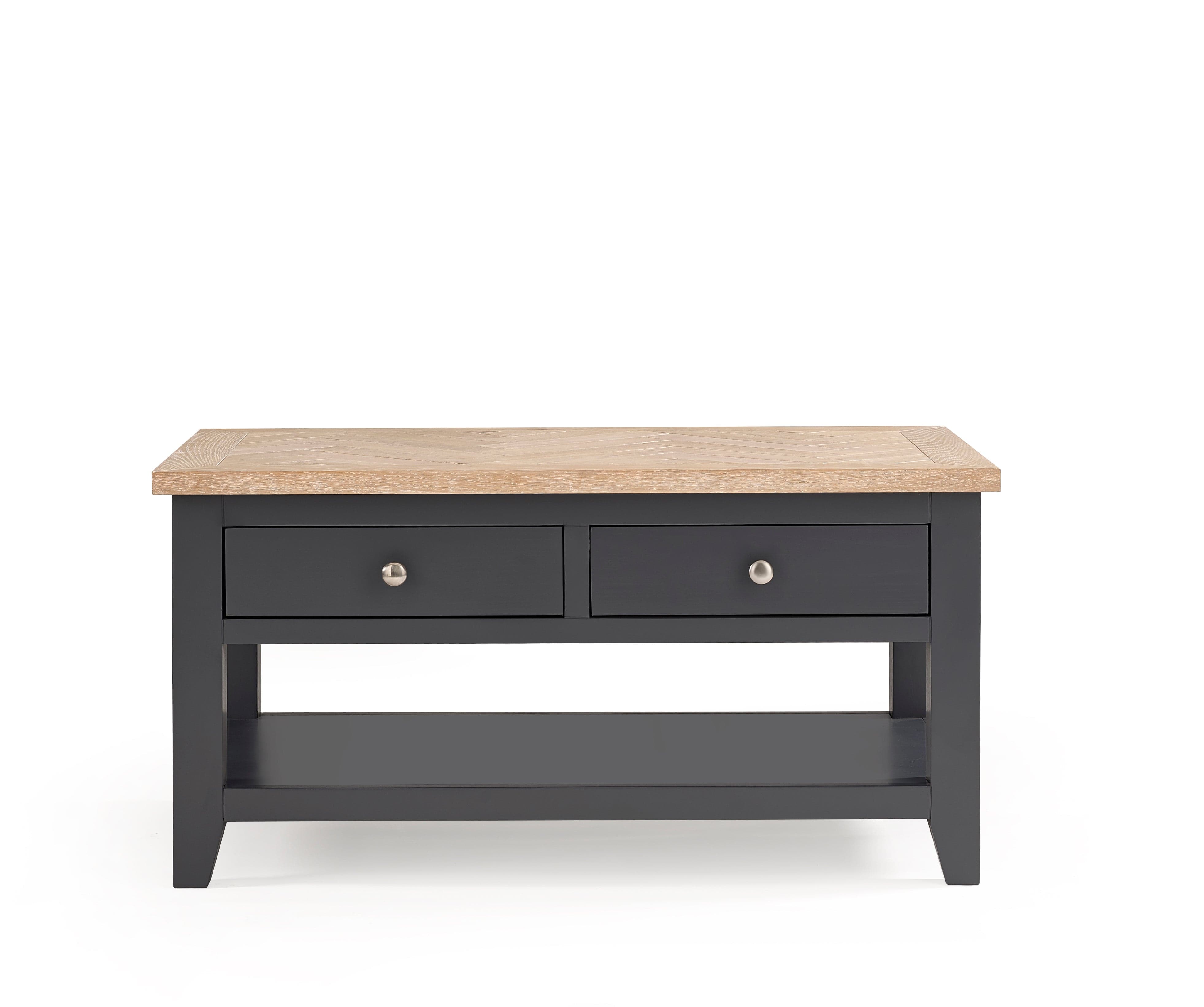 Julian Bowen coffee table Bordeaux Coffee Table Dark Grey Bed Kings