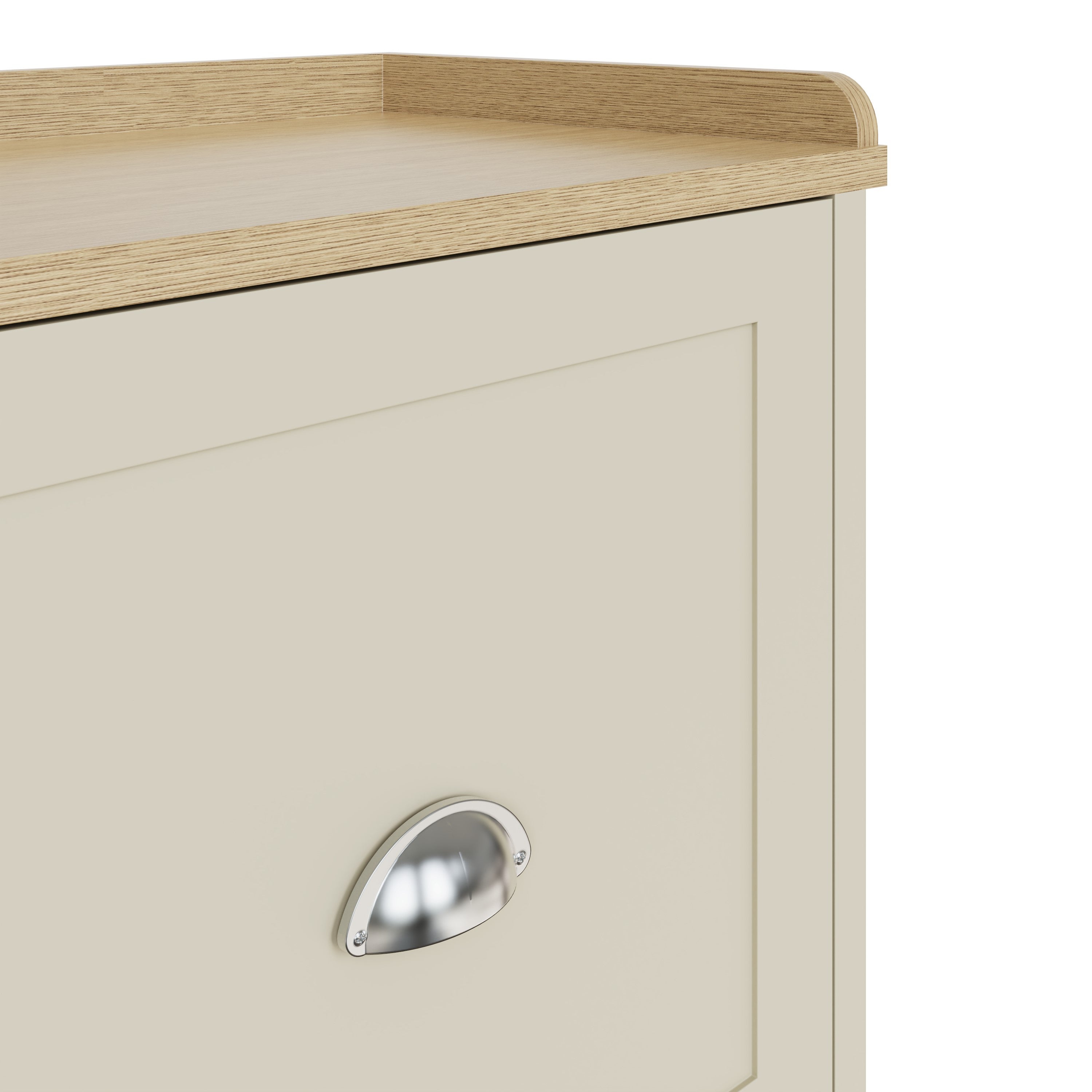 Lancaster 2 Door Shoe Bench Cream