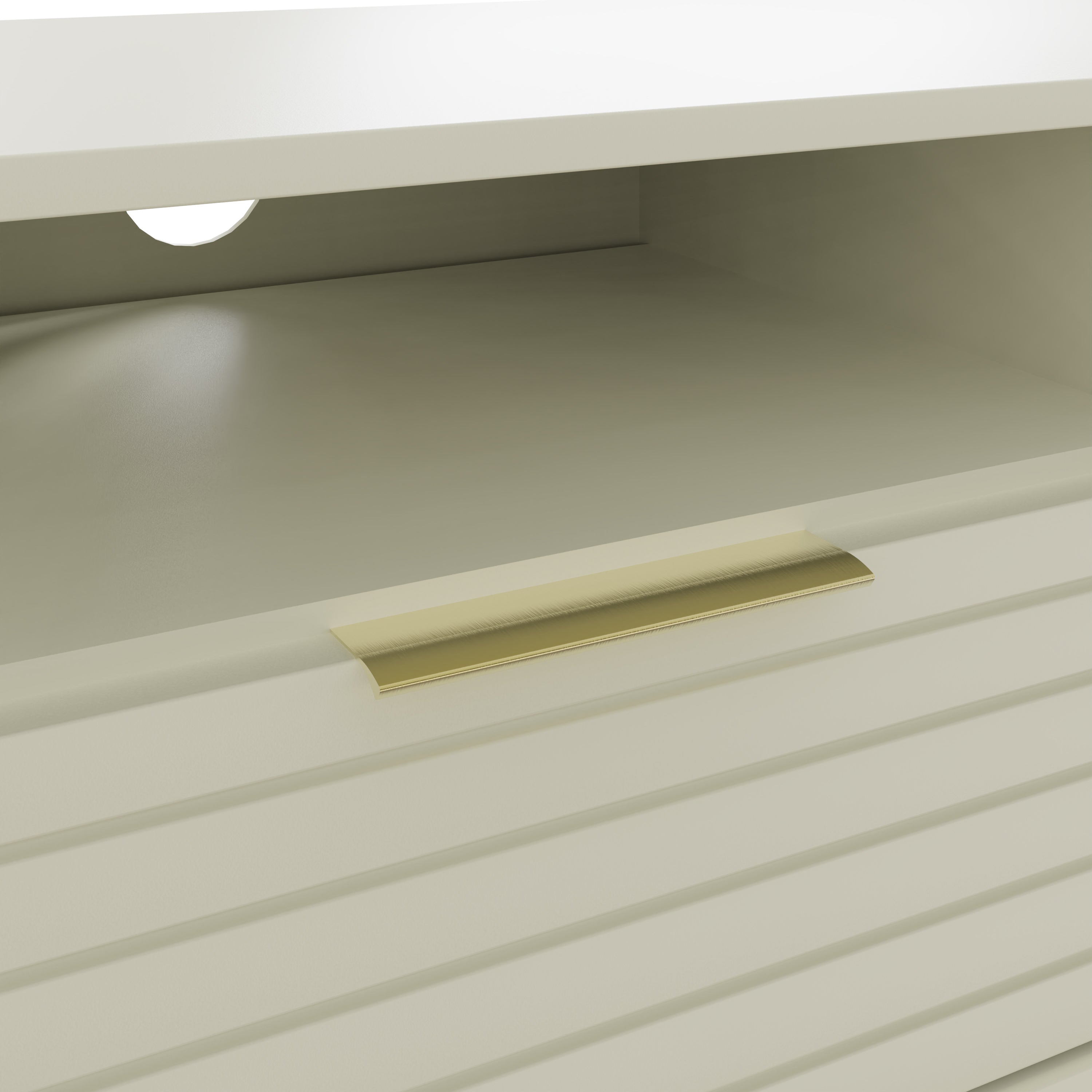 Nervata TV Unit Ivory