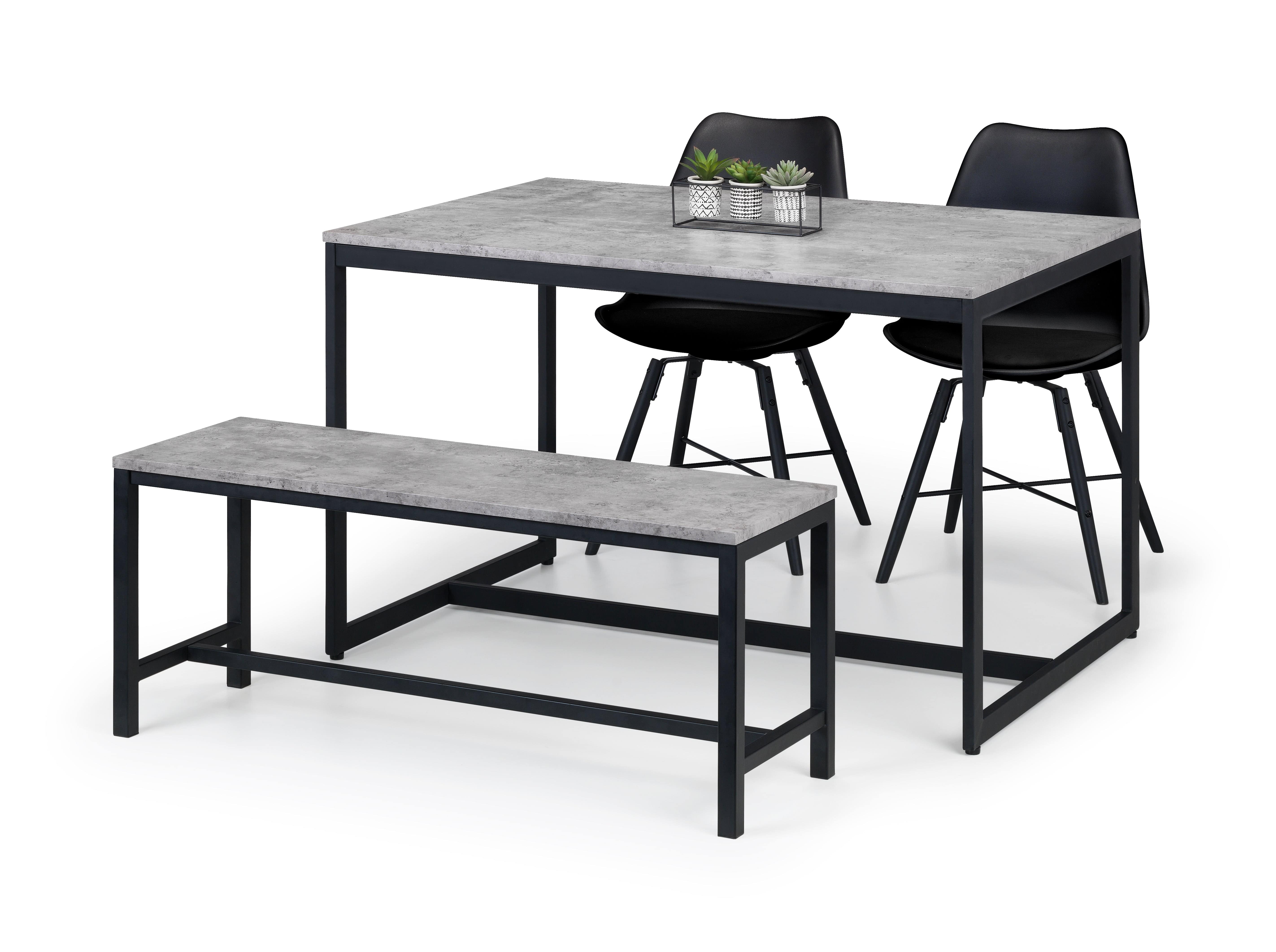 Julian Bowen Dining Table Staten Concrete Dining Table Bed Kings