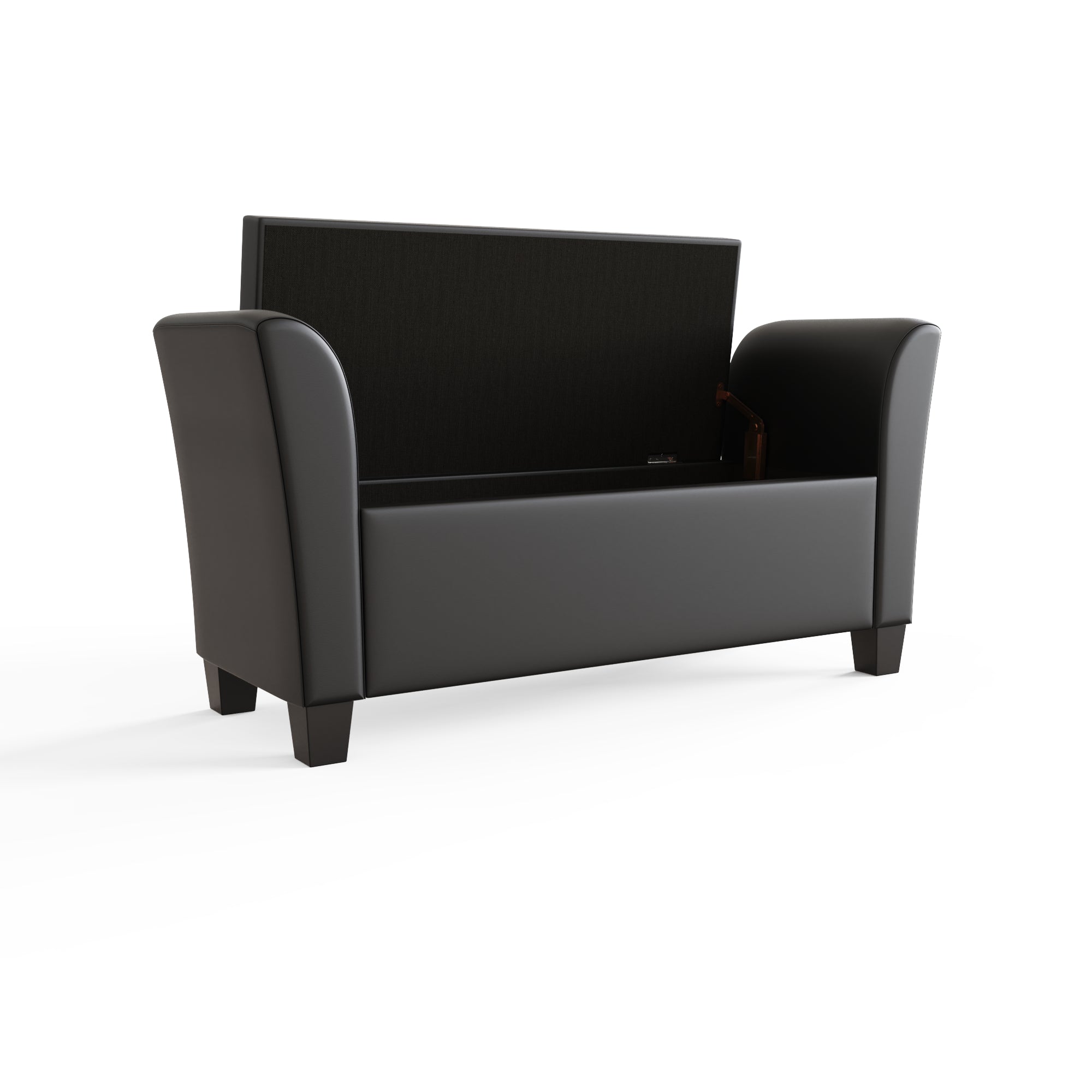Verona Window Seat Black Pu