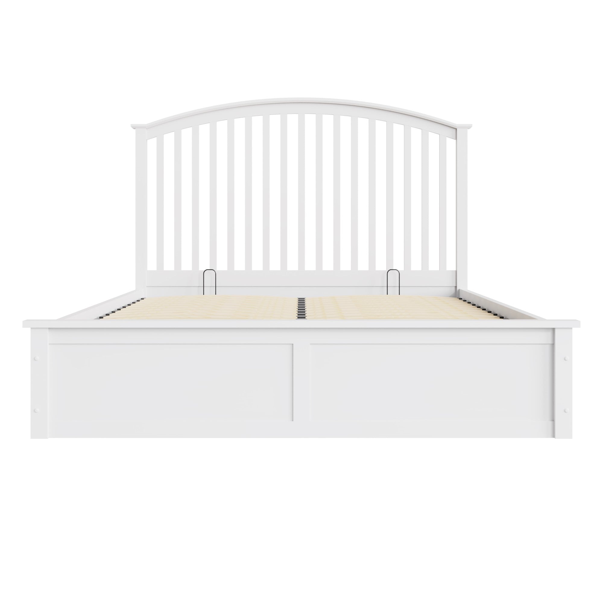 Madrid Wooden Ottoman Bed White
