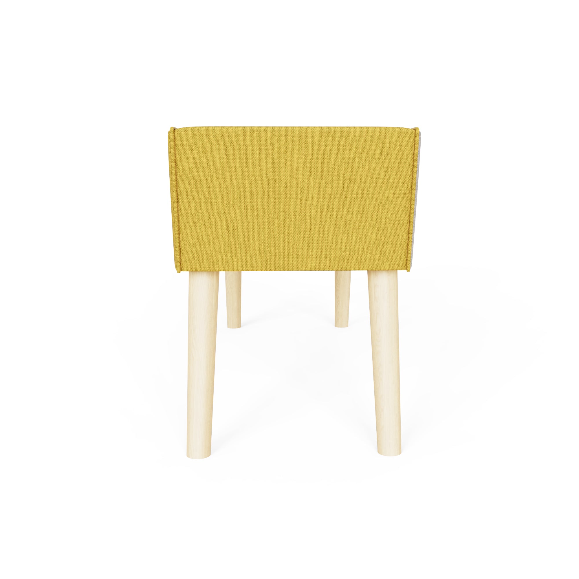 Milan Upholstered Bench Mustard