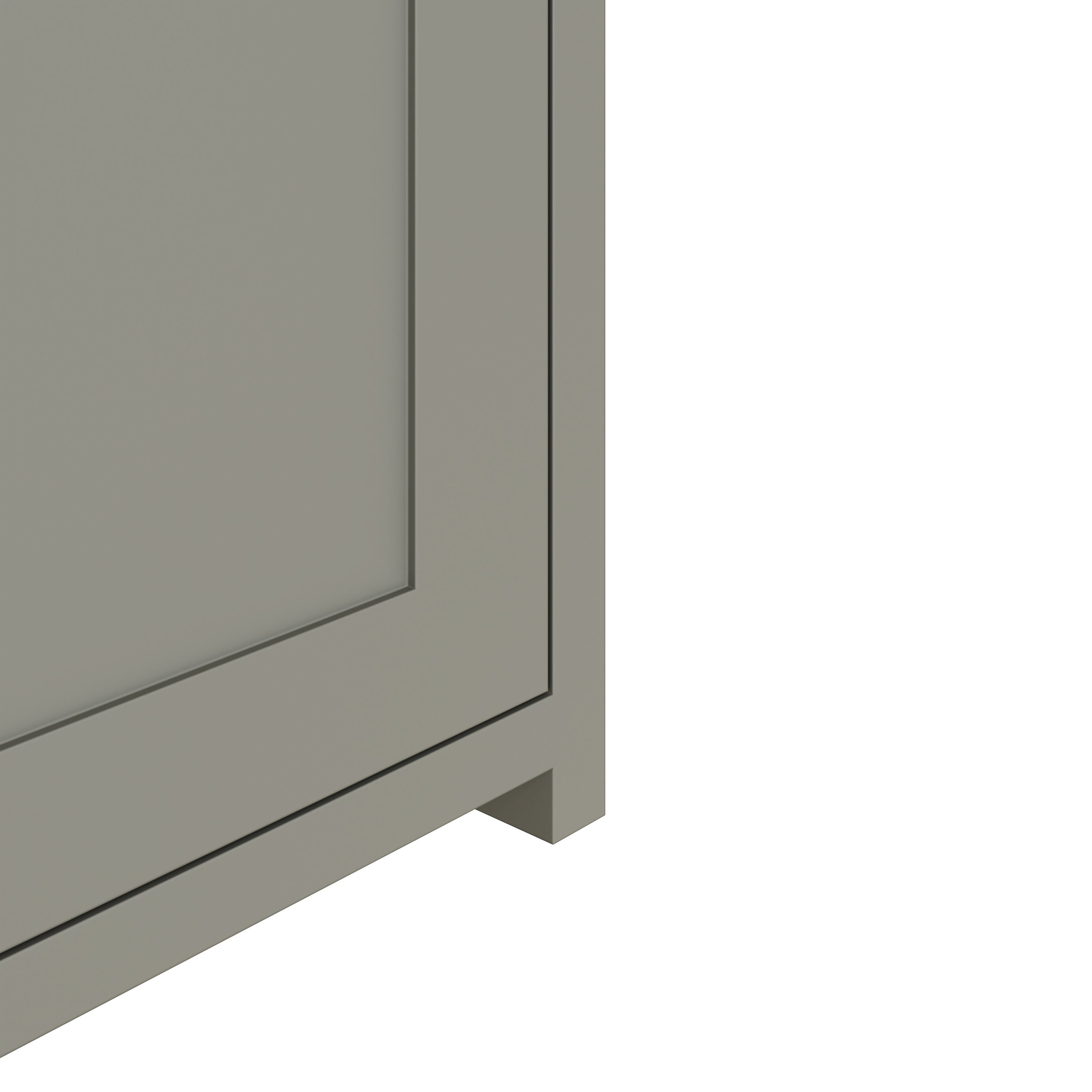 Lancaster 2 Door Shoe Bench Grey