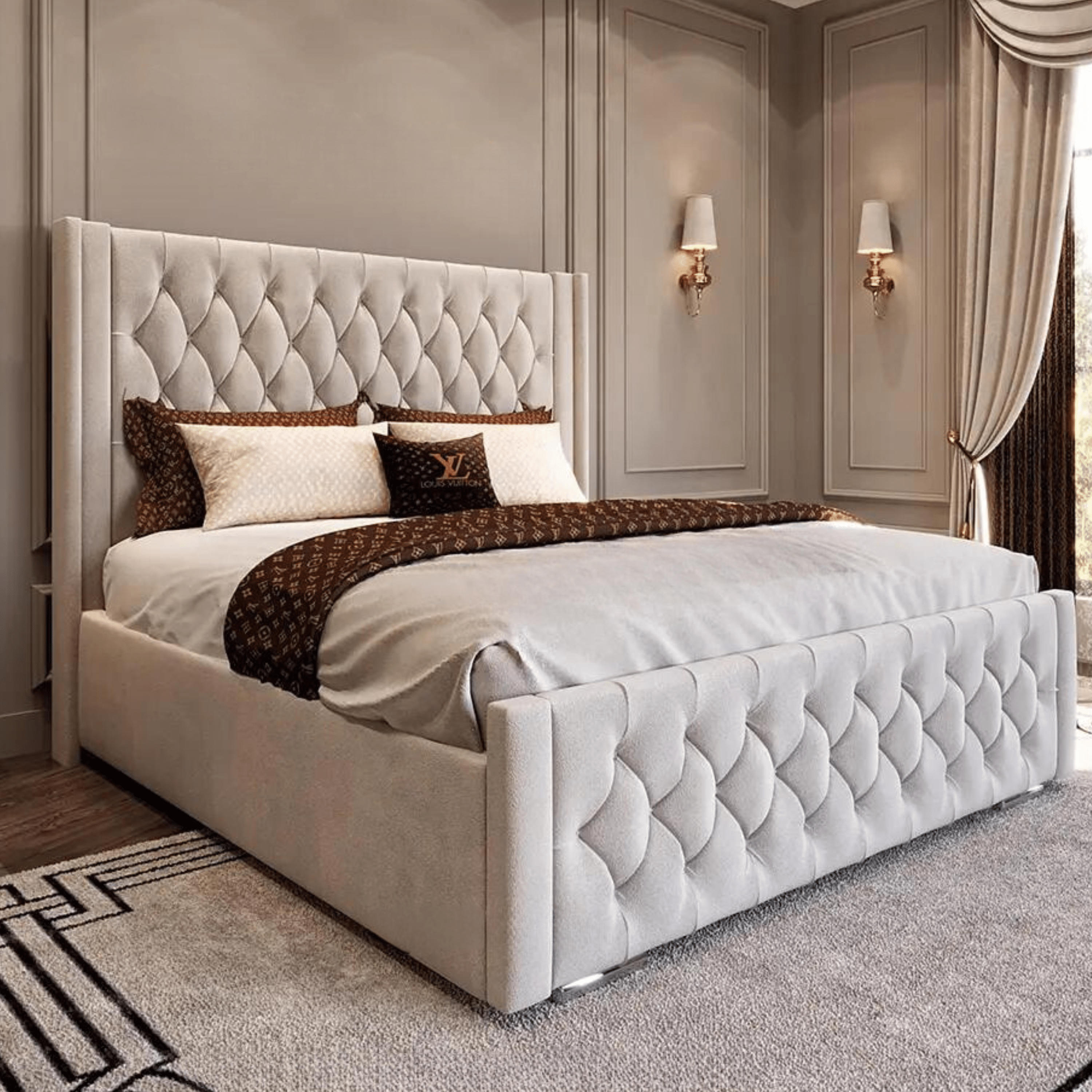 Bed Kings Fabric Bed Gordon Luxury Bed Bed Kings