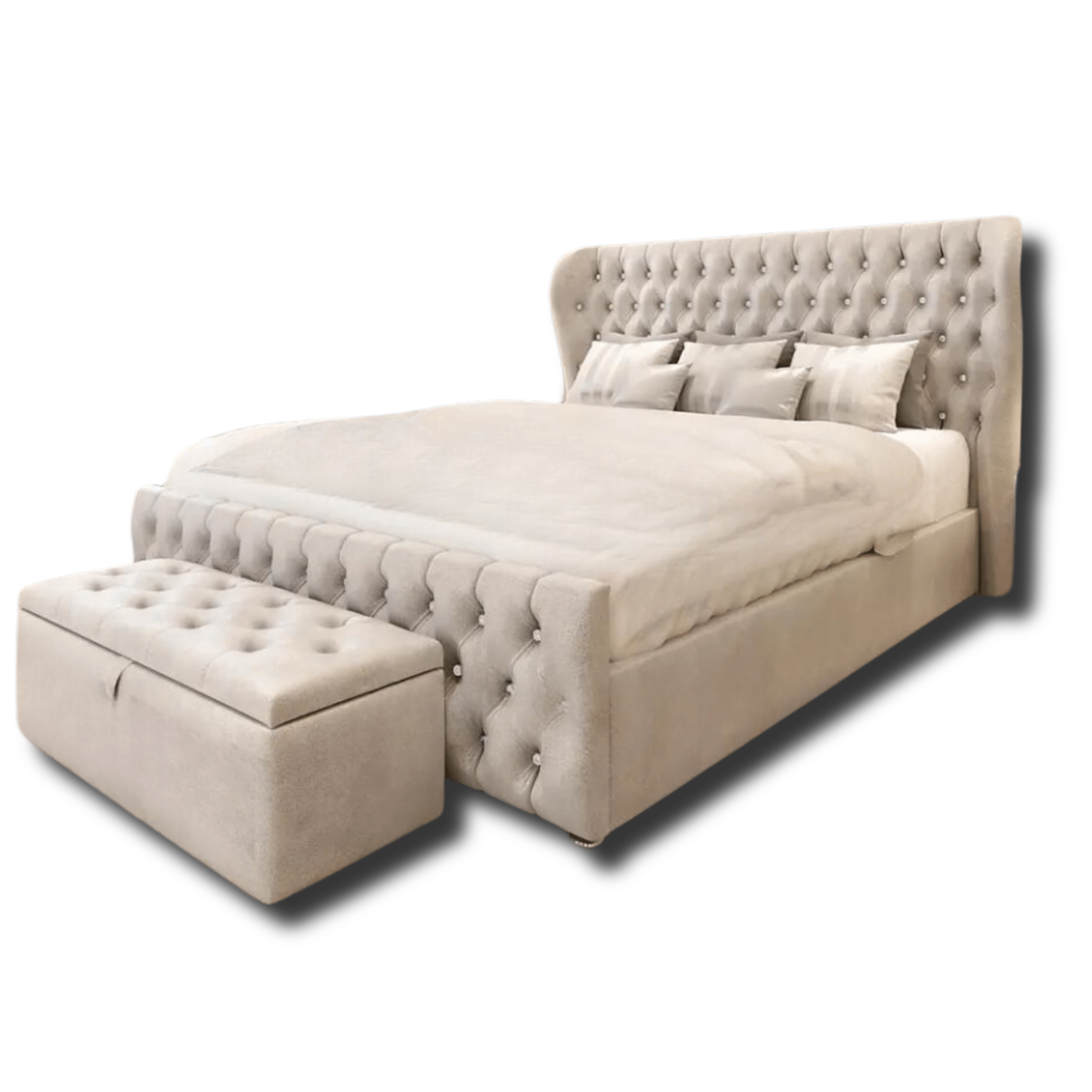 Bed Kings Fabric Bed Lumley Luxury Bed Bed Kings