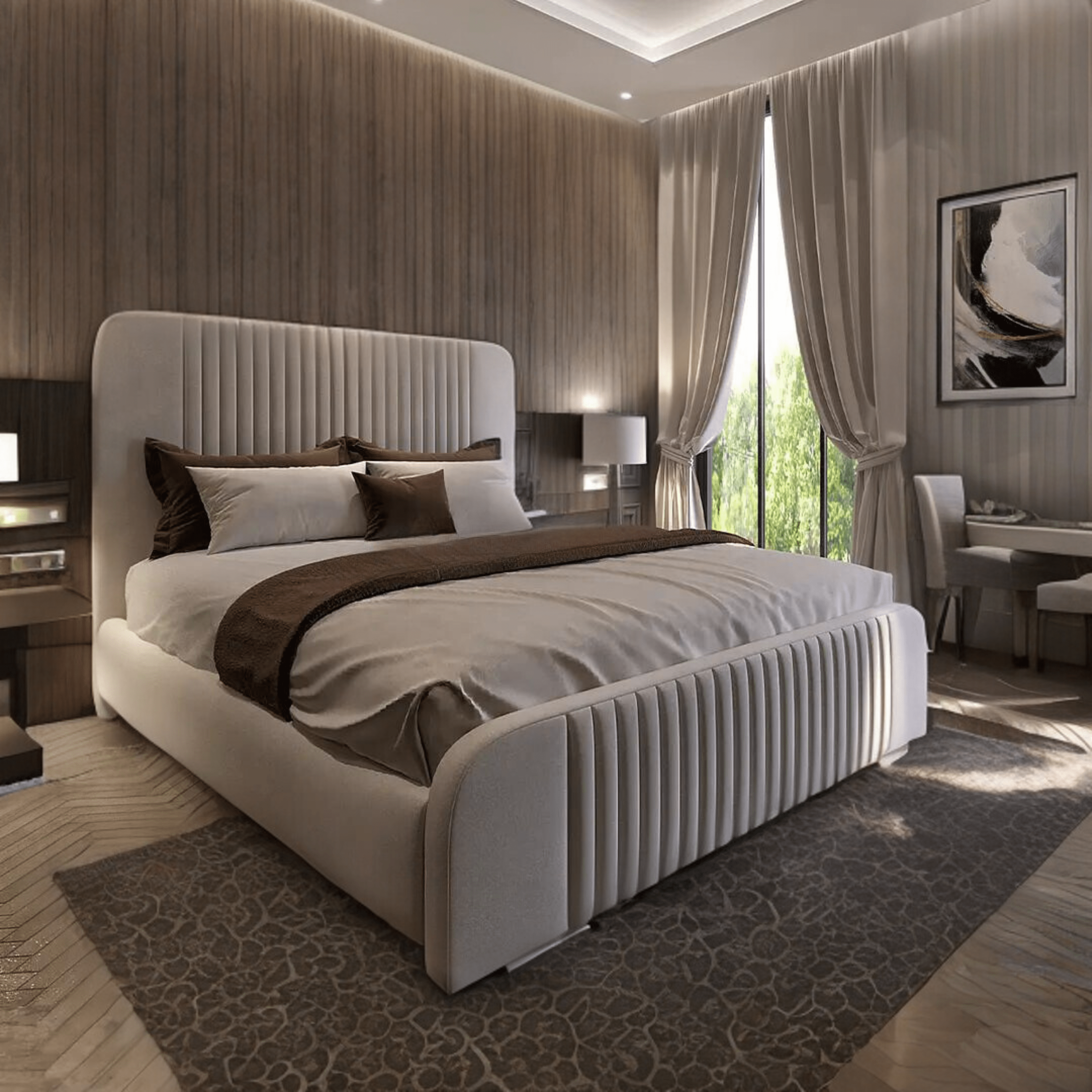 Bed Kings Fabric Bed Versaille Luxury Bed Bed Kings