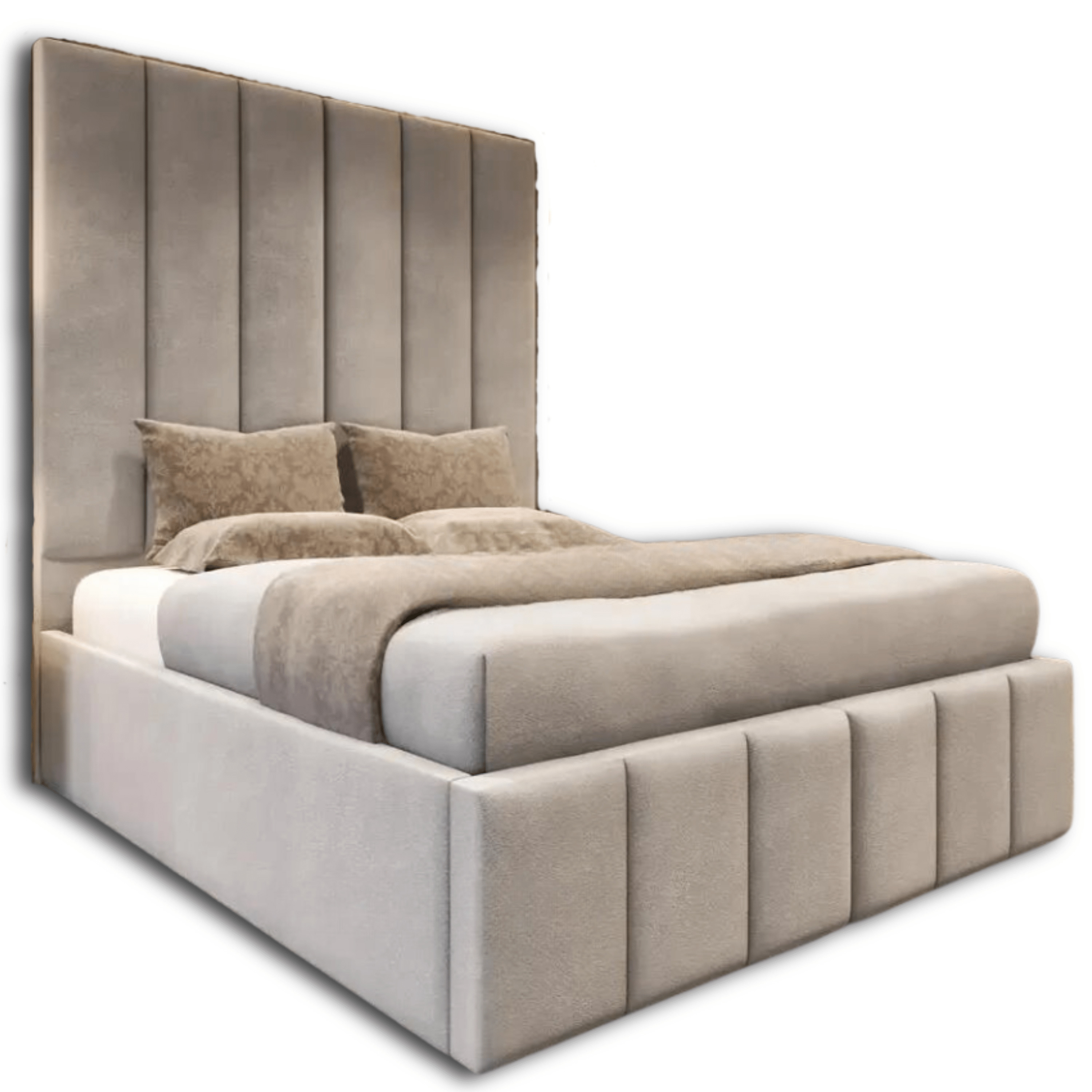 Bed Kings Fabric Bed Warwick Luxury Bed With Tall Headboard Bed Kings