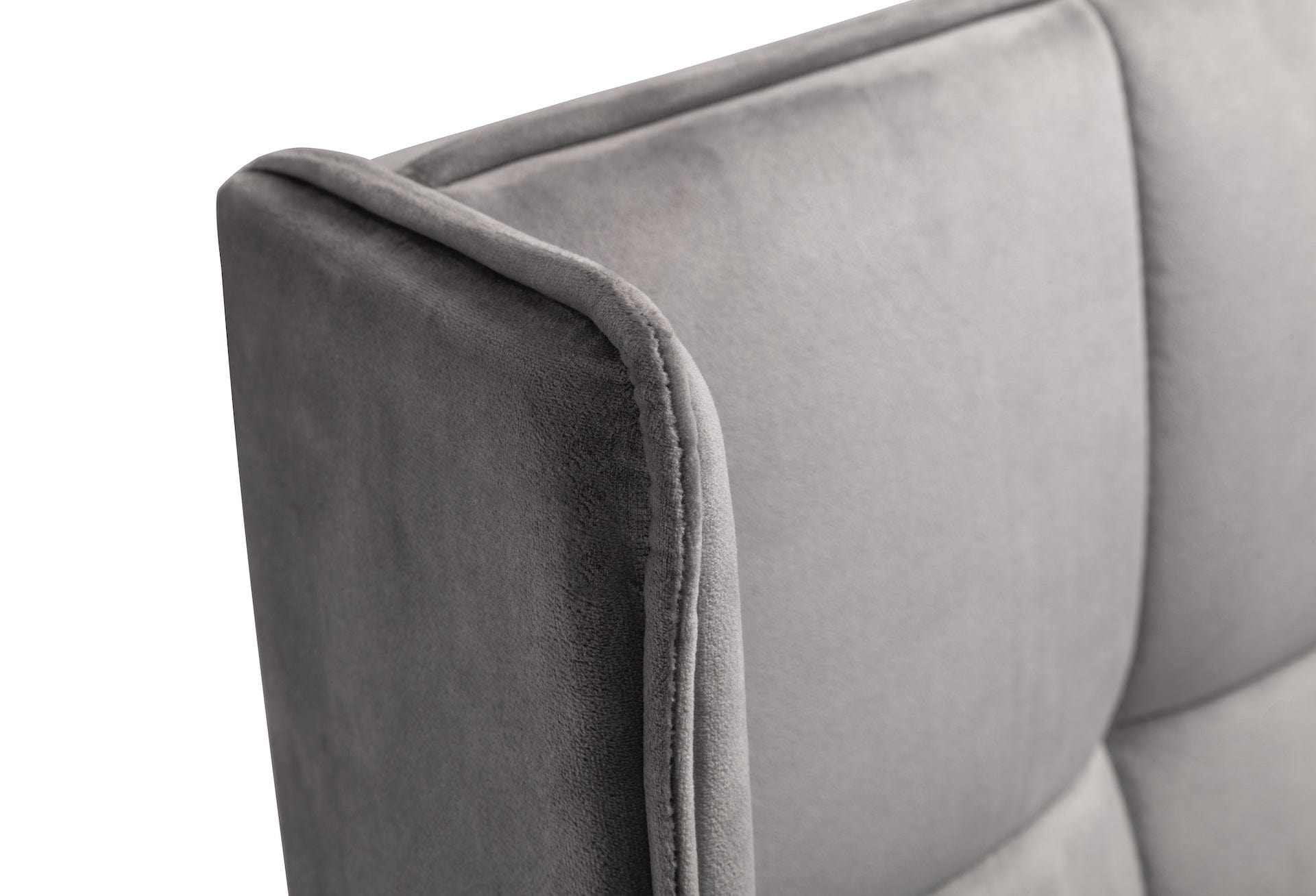 Julian Bowen Fabric Bed Gatsby Storage Ottoman Bed - Light Grey Bed Kings