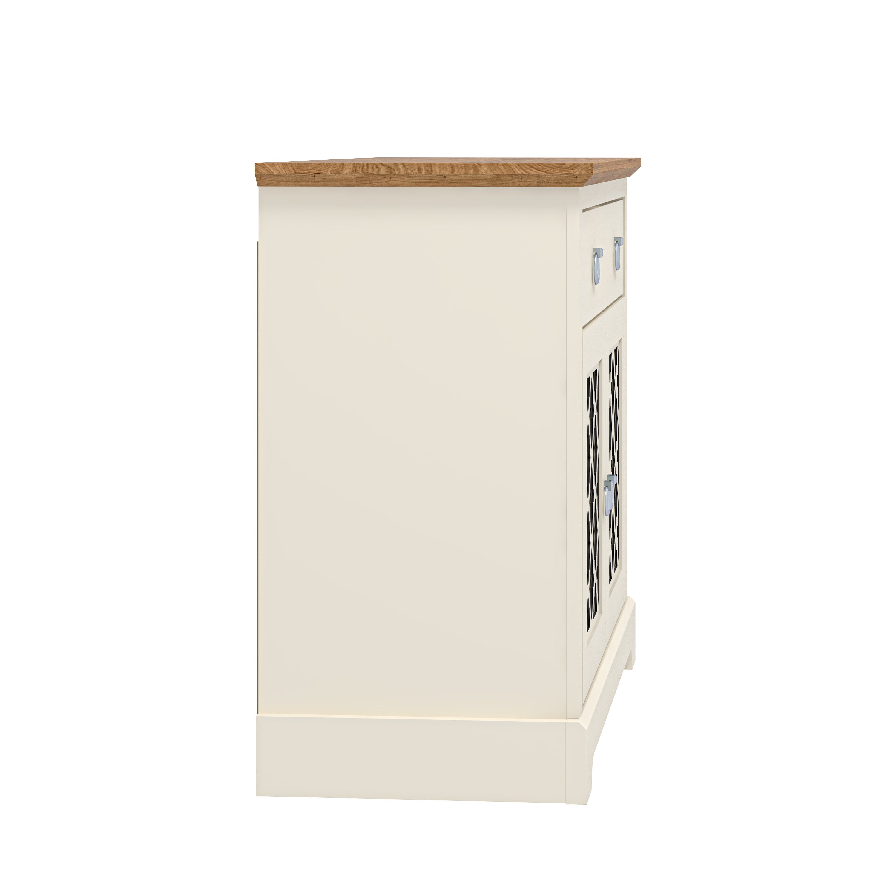 Honiton 2 Door 1 Drawer Sideboard Ivory
