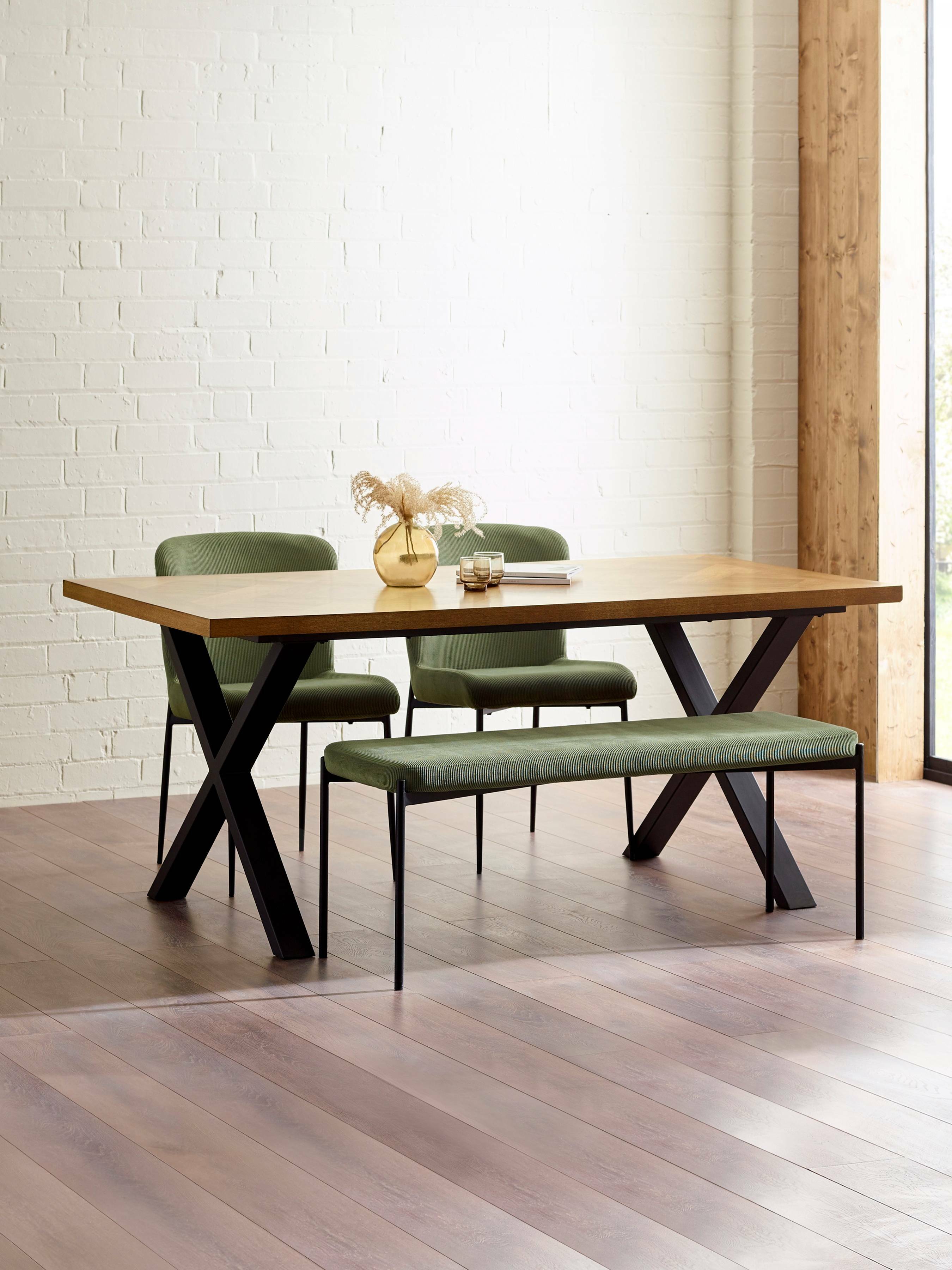 Leonie Dining Chairs - Green (Set of 2)