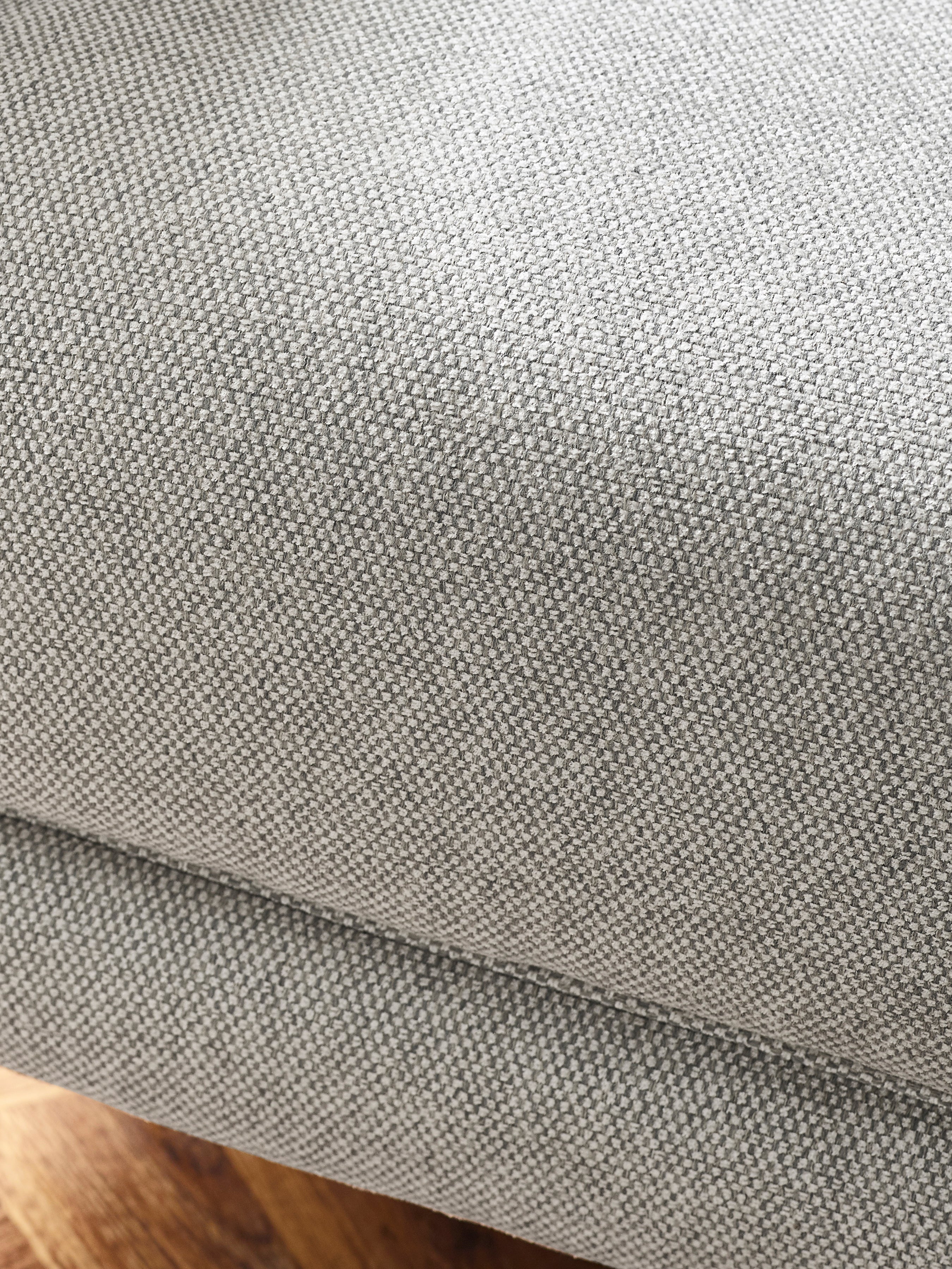 Remy 3 Seater Light Grey Fabric Sofa