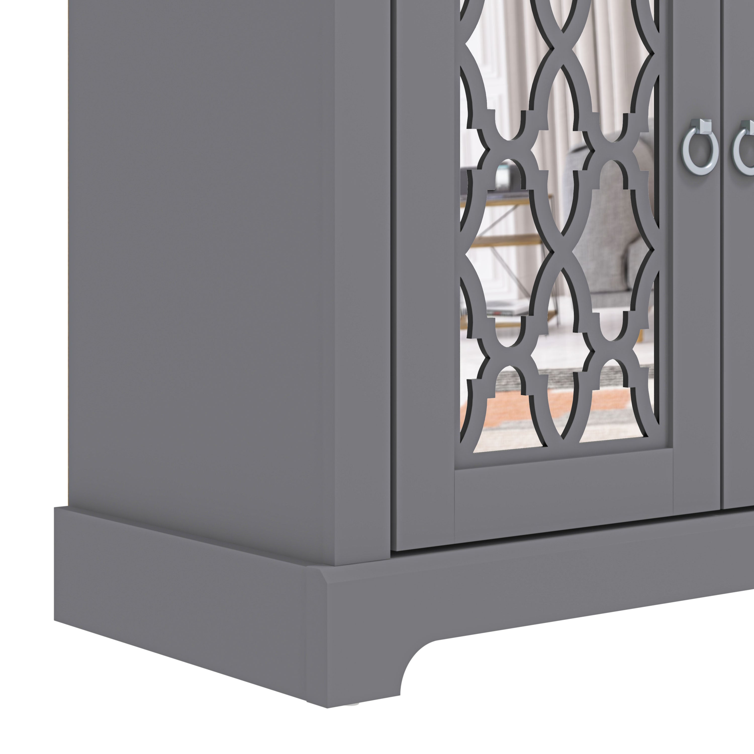 Honiton 3 Door Sideboard Grey