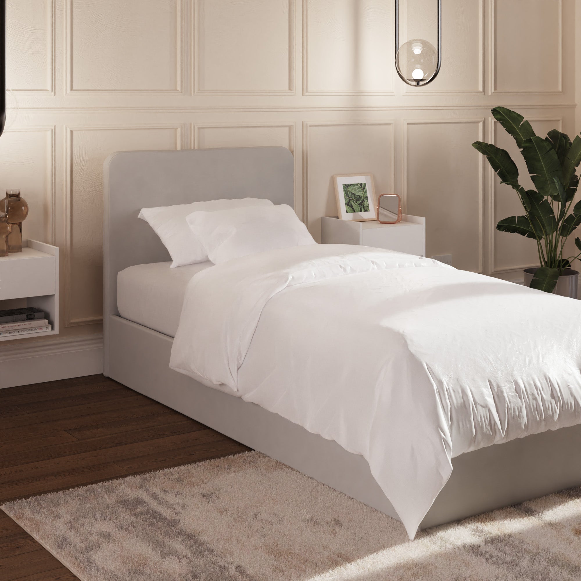 Chiswick Ottoman Bed frame - Soft Grey