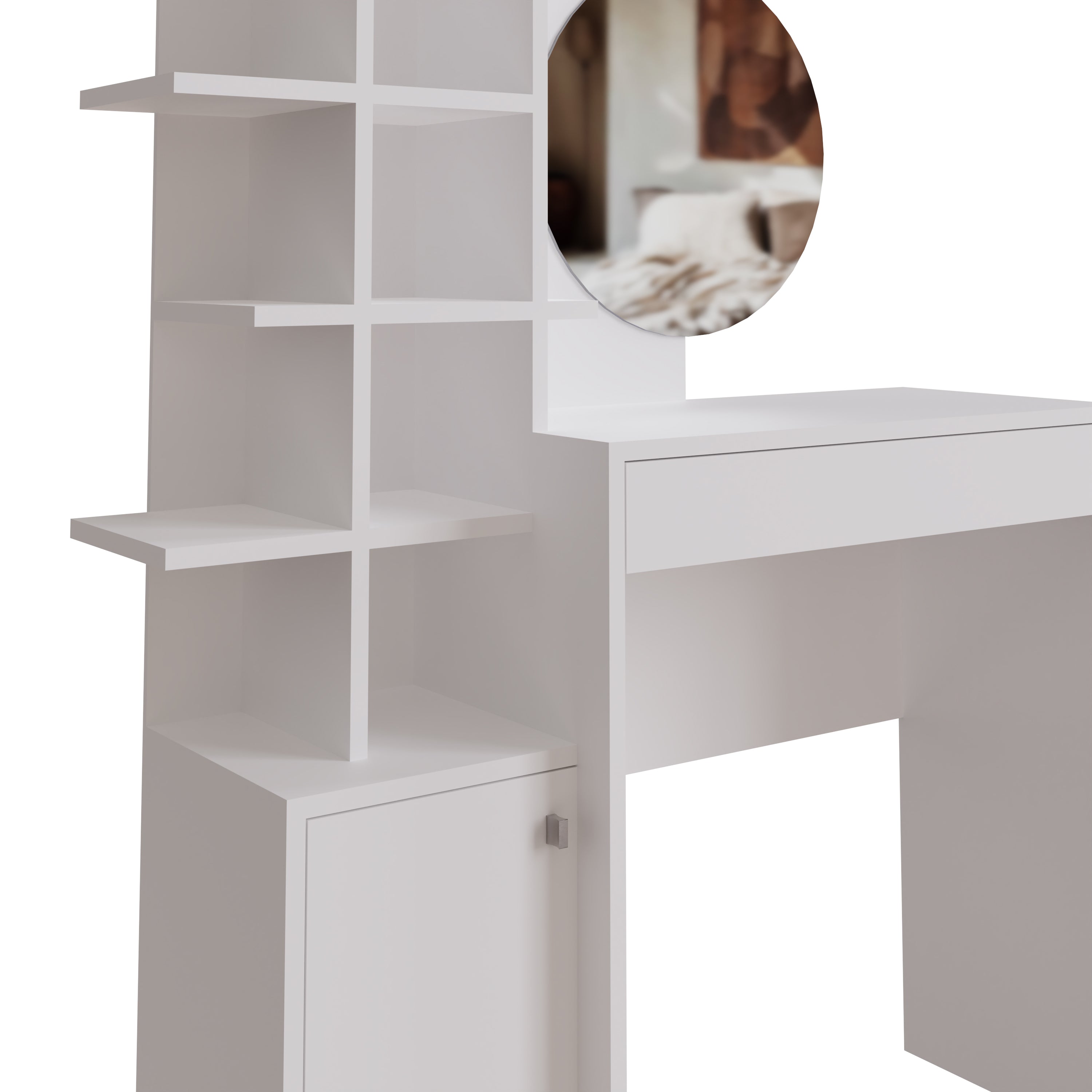 Freyja Dressing Table White/White