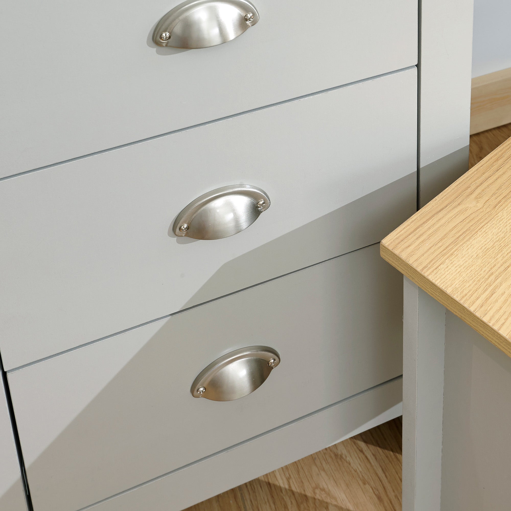 Lancaster Dressing Table Set Grey