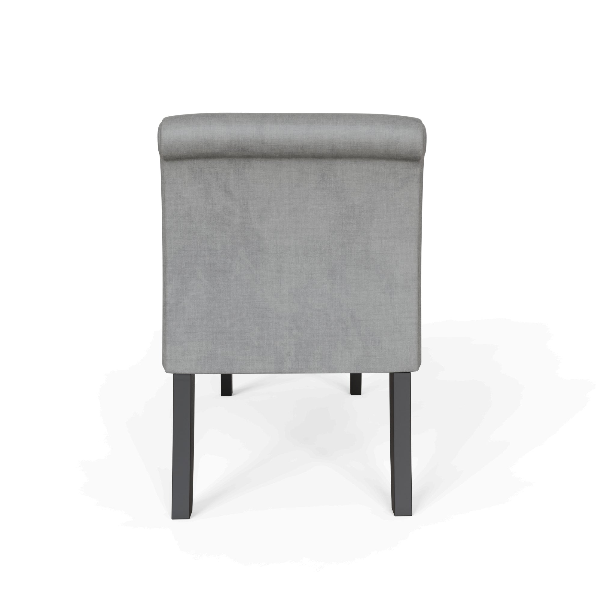 Balmoral Window Seat Grey Chenille