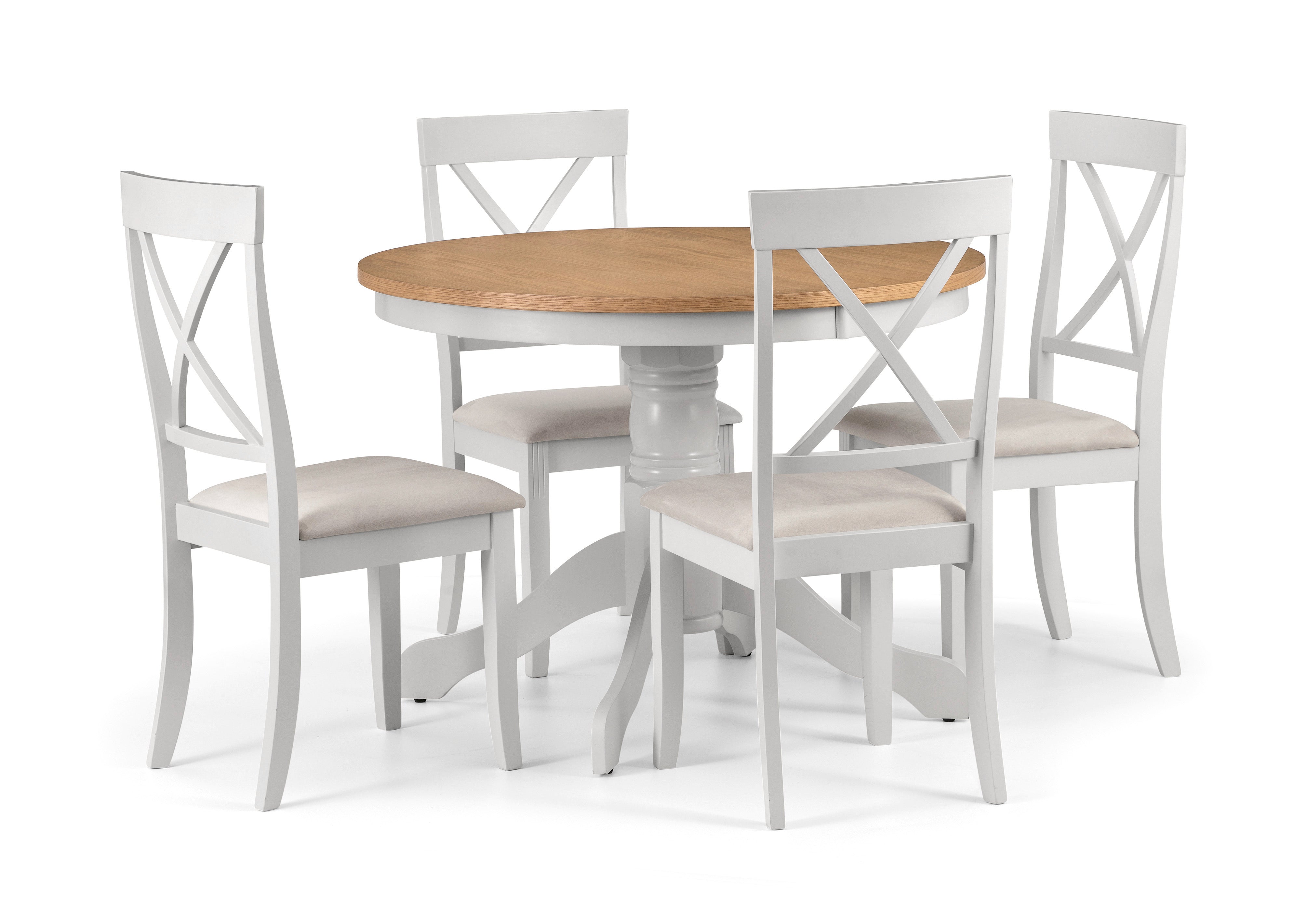 Davenport Elephant Grey Dining Chairs (Set Of 2)