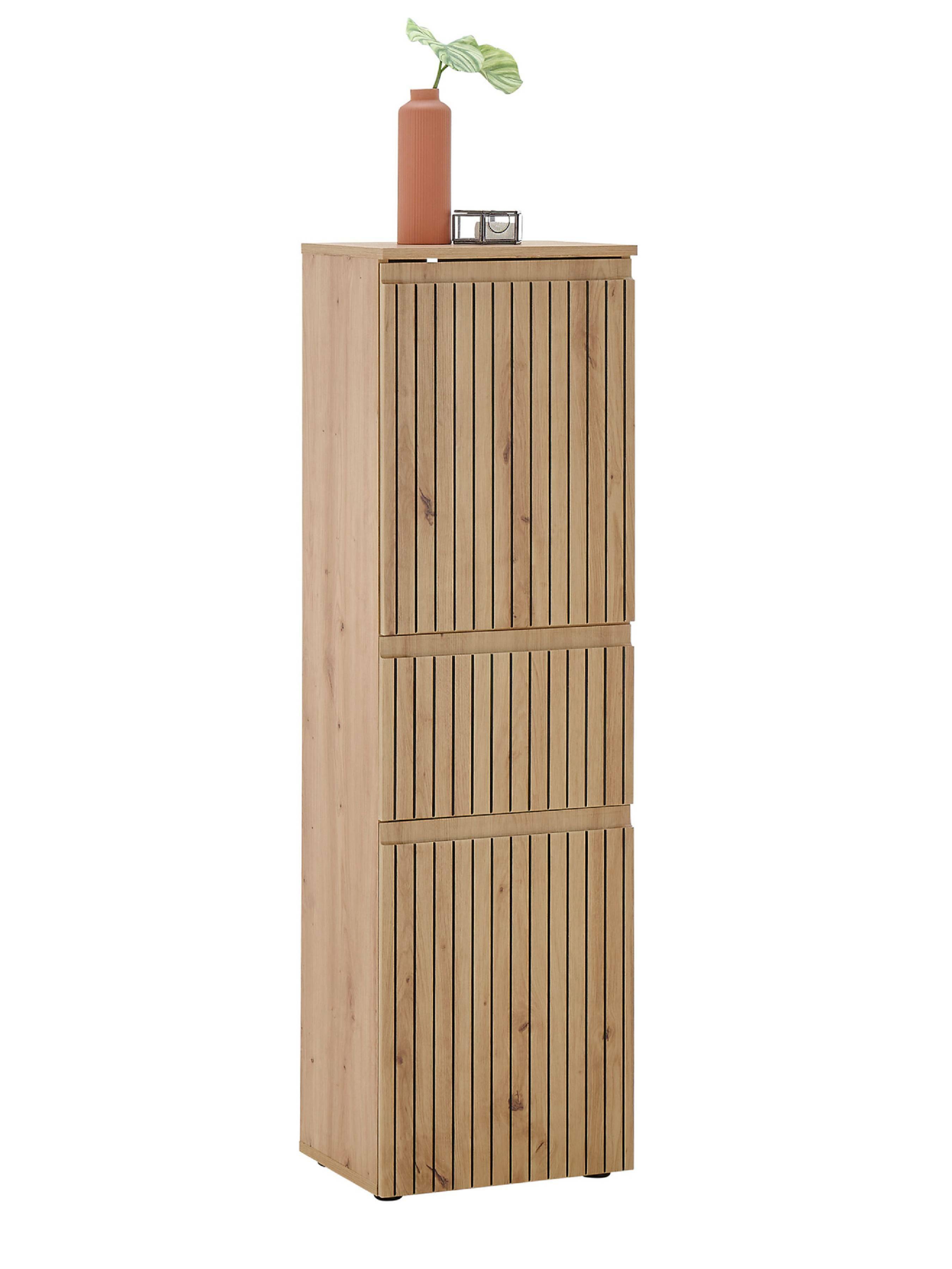 Austin 2 Door & 1 Drawer Narrow Cabinet