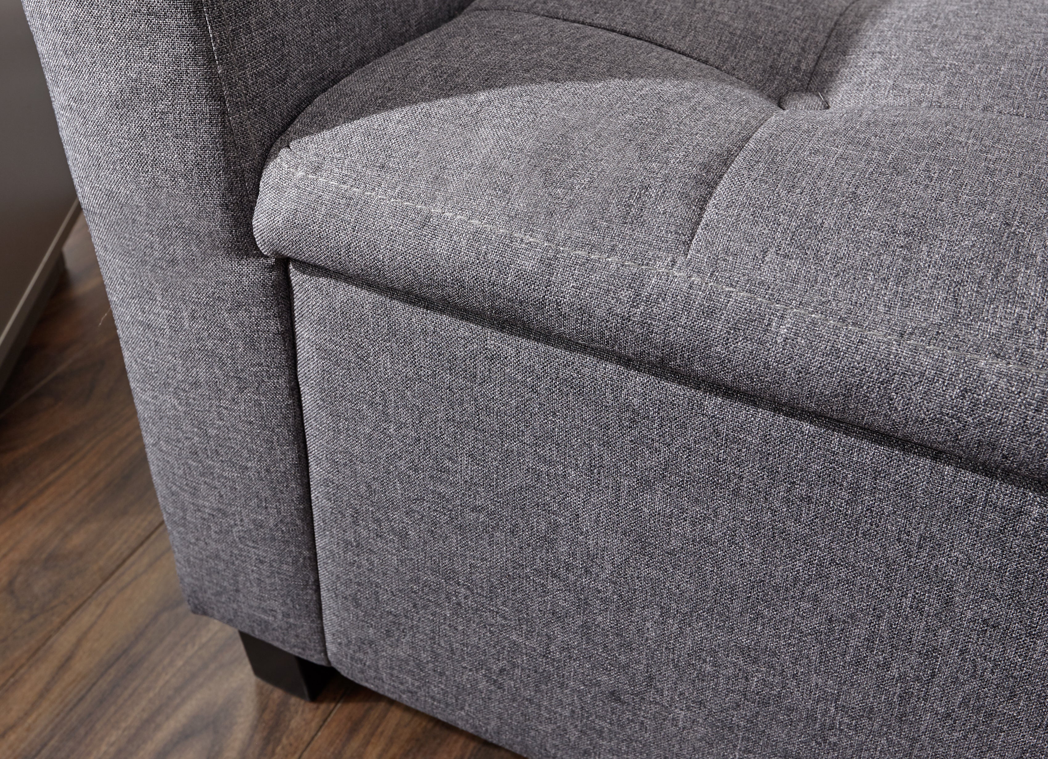 Verona Window Seat Charcoal Fabric