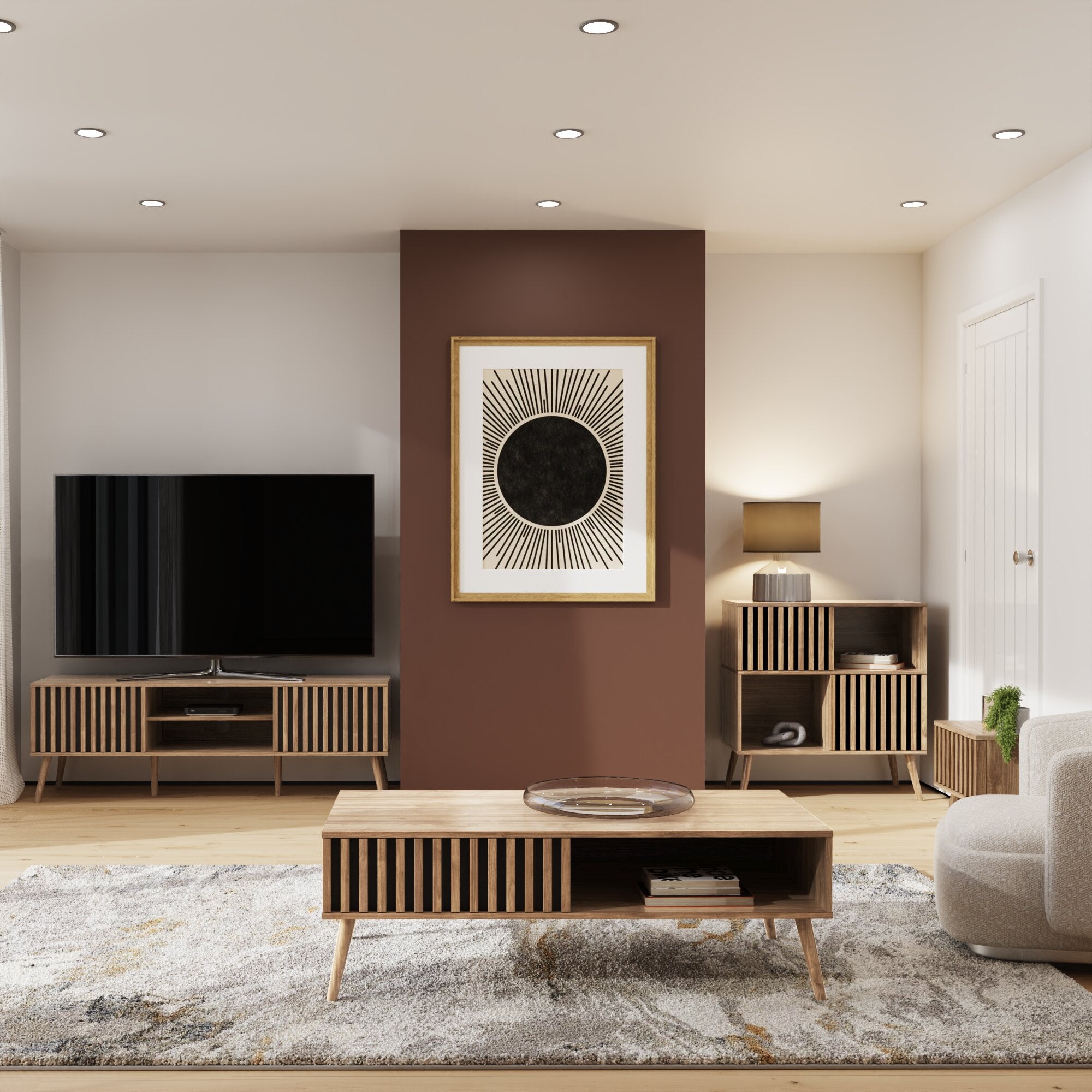 Rowan Compact Sideboard Oak