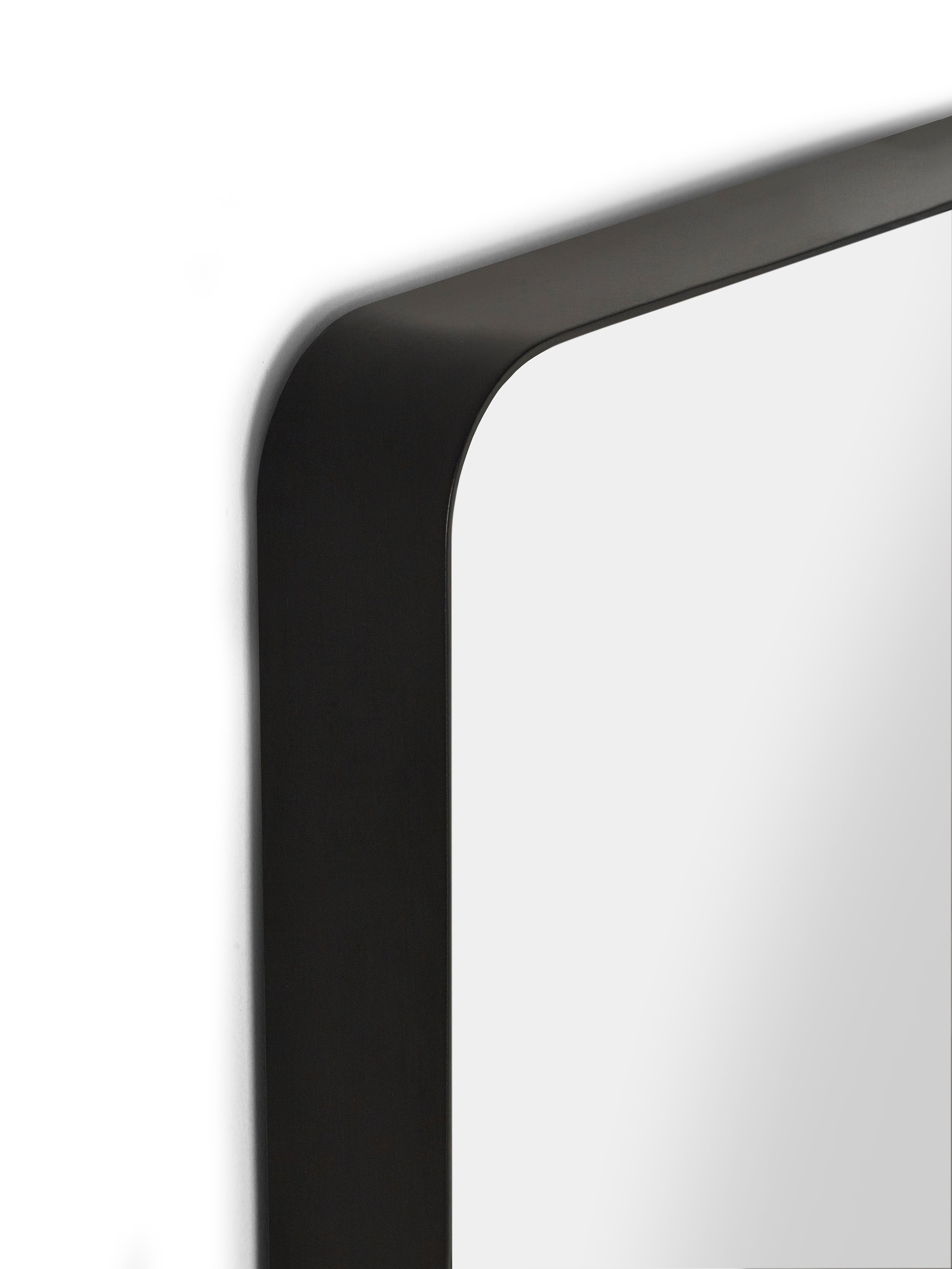 Jaya Black Frame Rectangular Wall Mirror