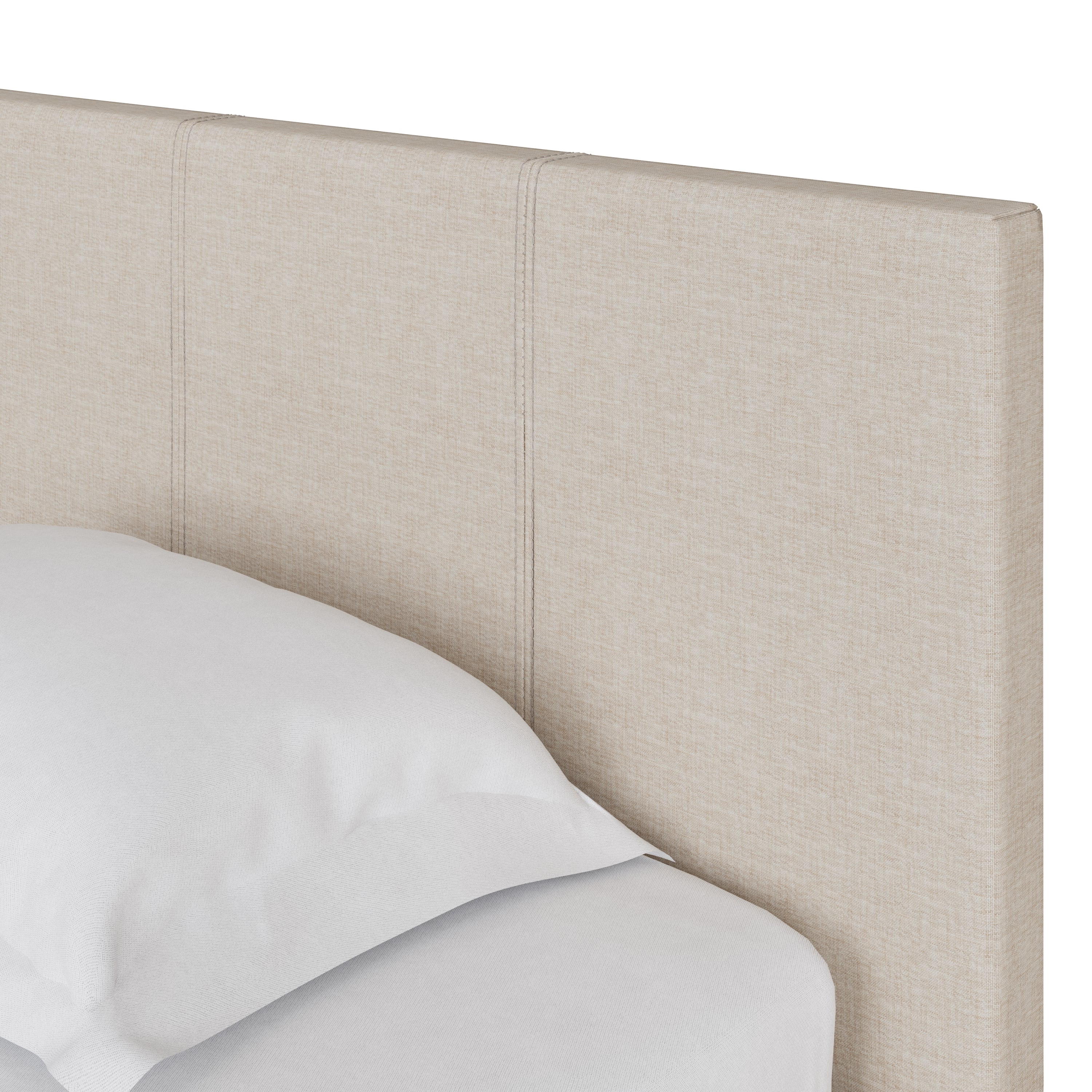 End Lift Ottoman Bed Frame - Natural