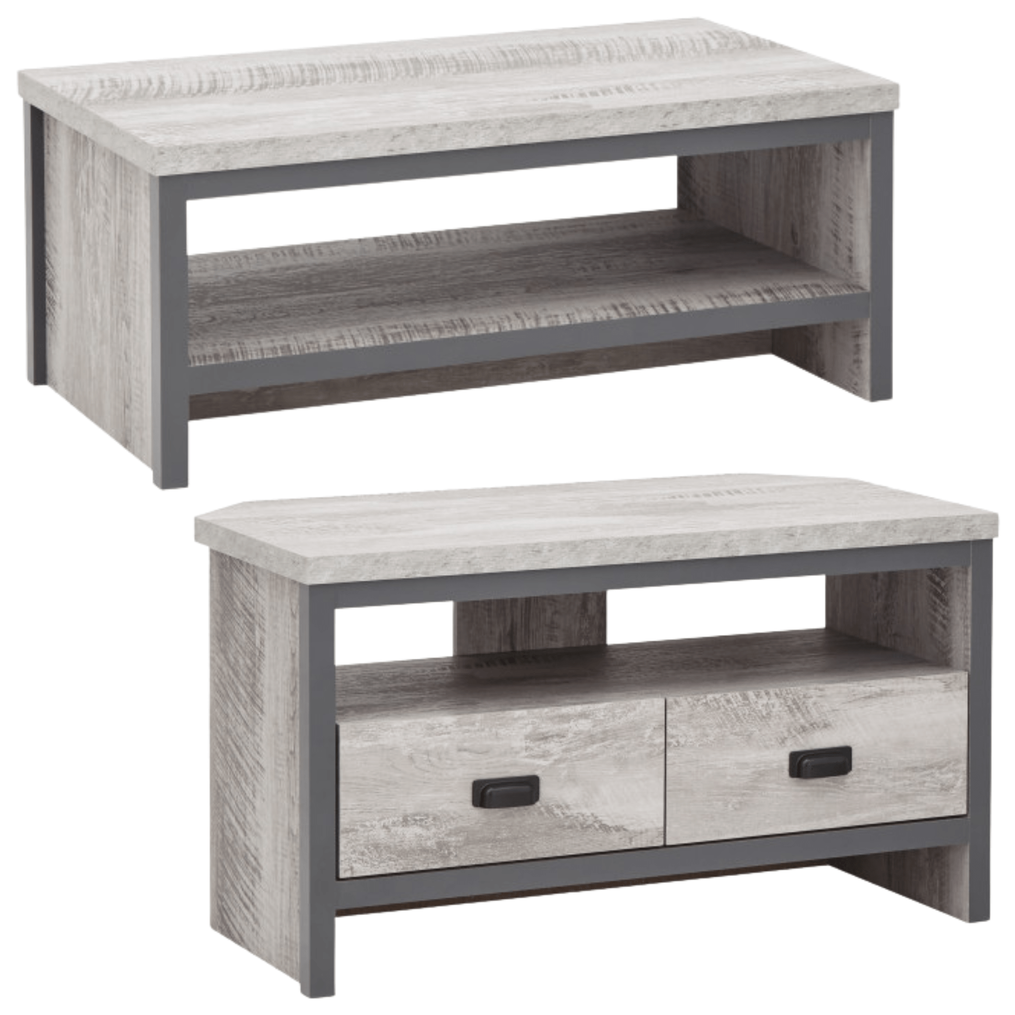 GFW Living Room Set Boston 2 Piece Living Room Set (Corner) Bed Kings